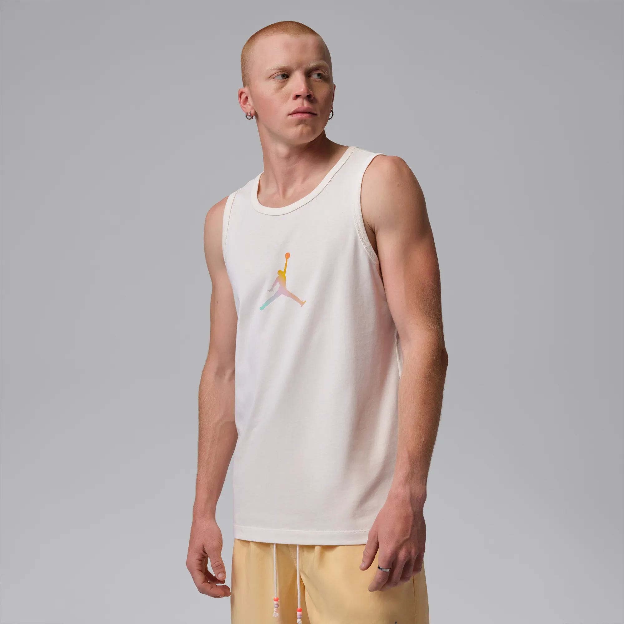 Nike Jordan Brooklyn Men's Festival Tank Top - Brown - Cotton