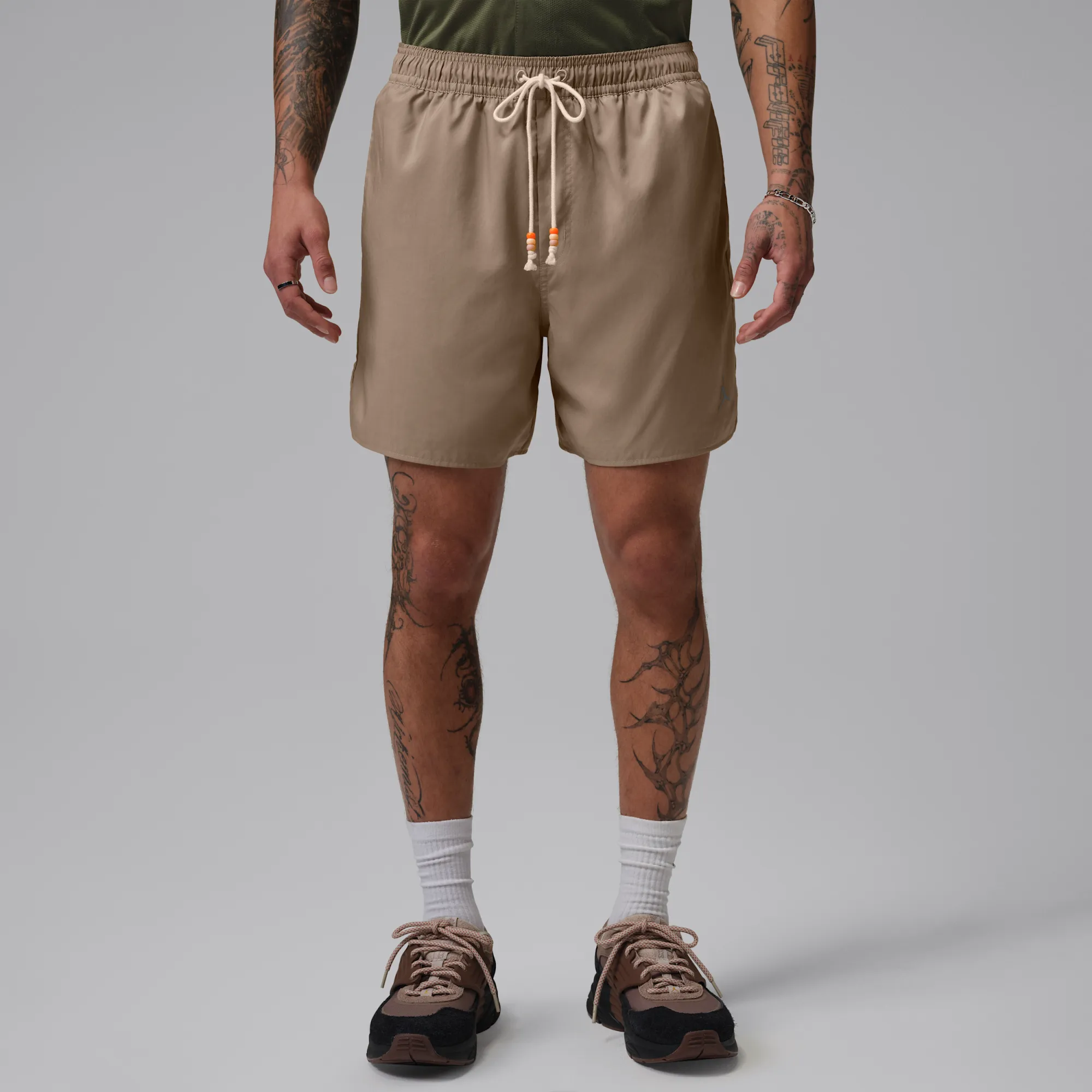 Nike Jordan Brooklyn Men's Festival Shorts - Brown - Polyester