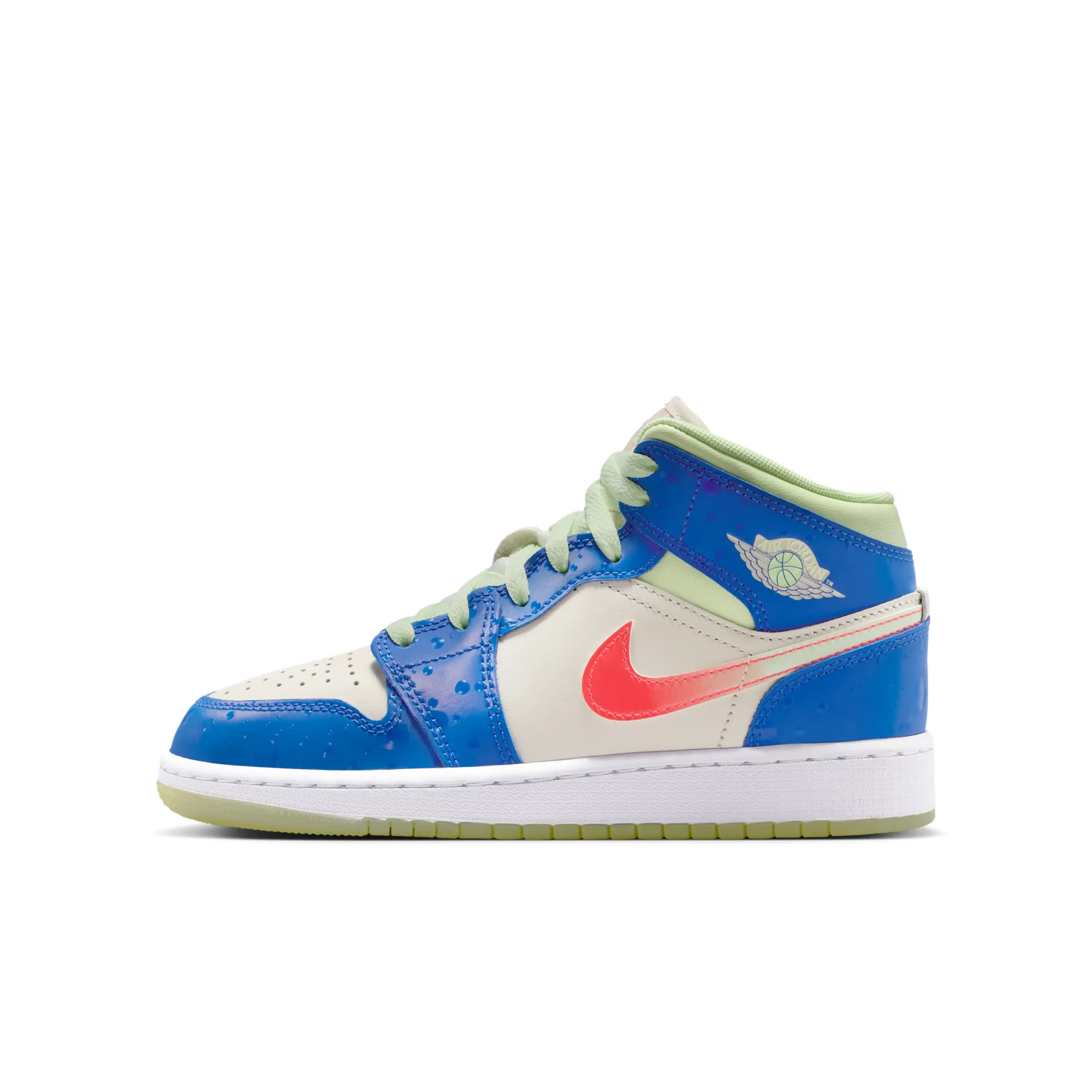 Nike Air Jordan 1 Mid SE Older Kids' Shoes - Blue