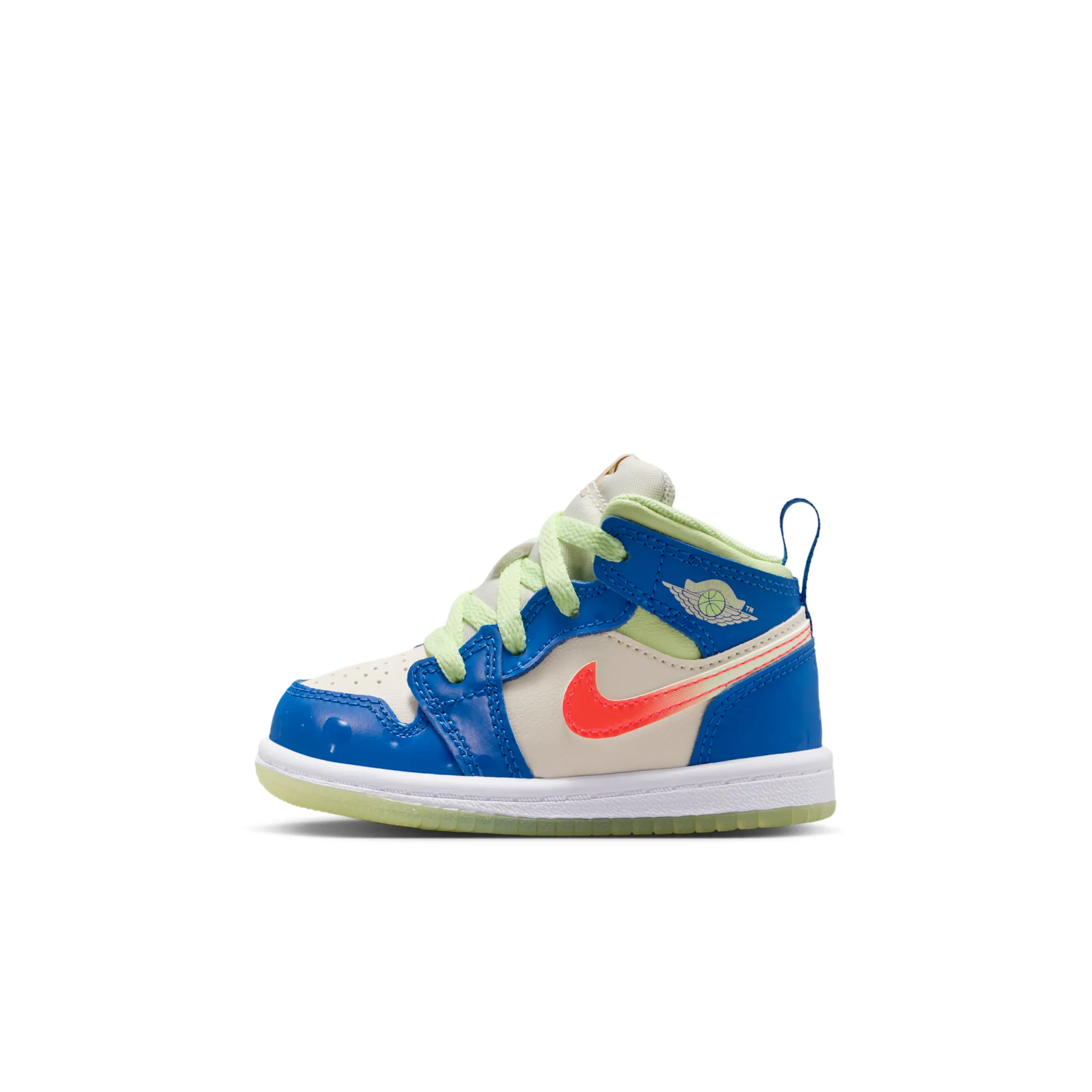 Nike Jordan 1 Mid SE Baby/Toddler Shoes - Blue