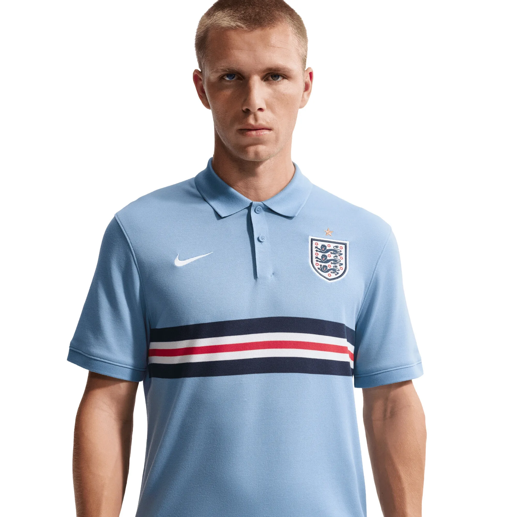 England Nike Dri-FIT Polo Shirt - Blue