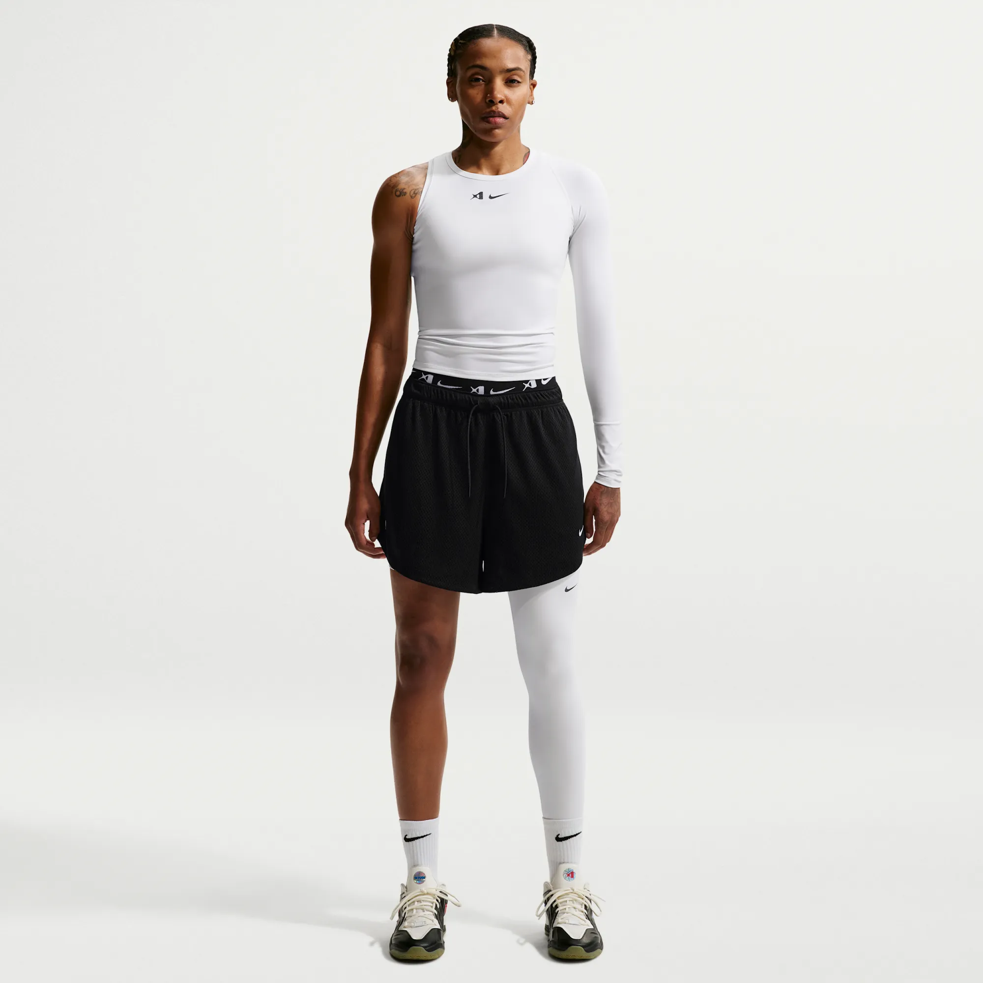 Nike A'ja Wilson Women's Dri-FIT 10cm (approx.) Basketball Shorts - Black - Polyester