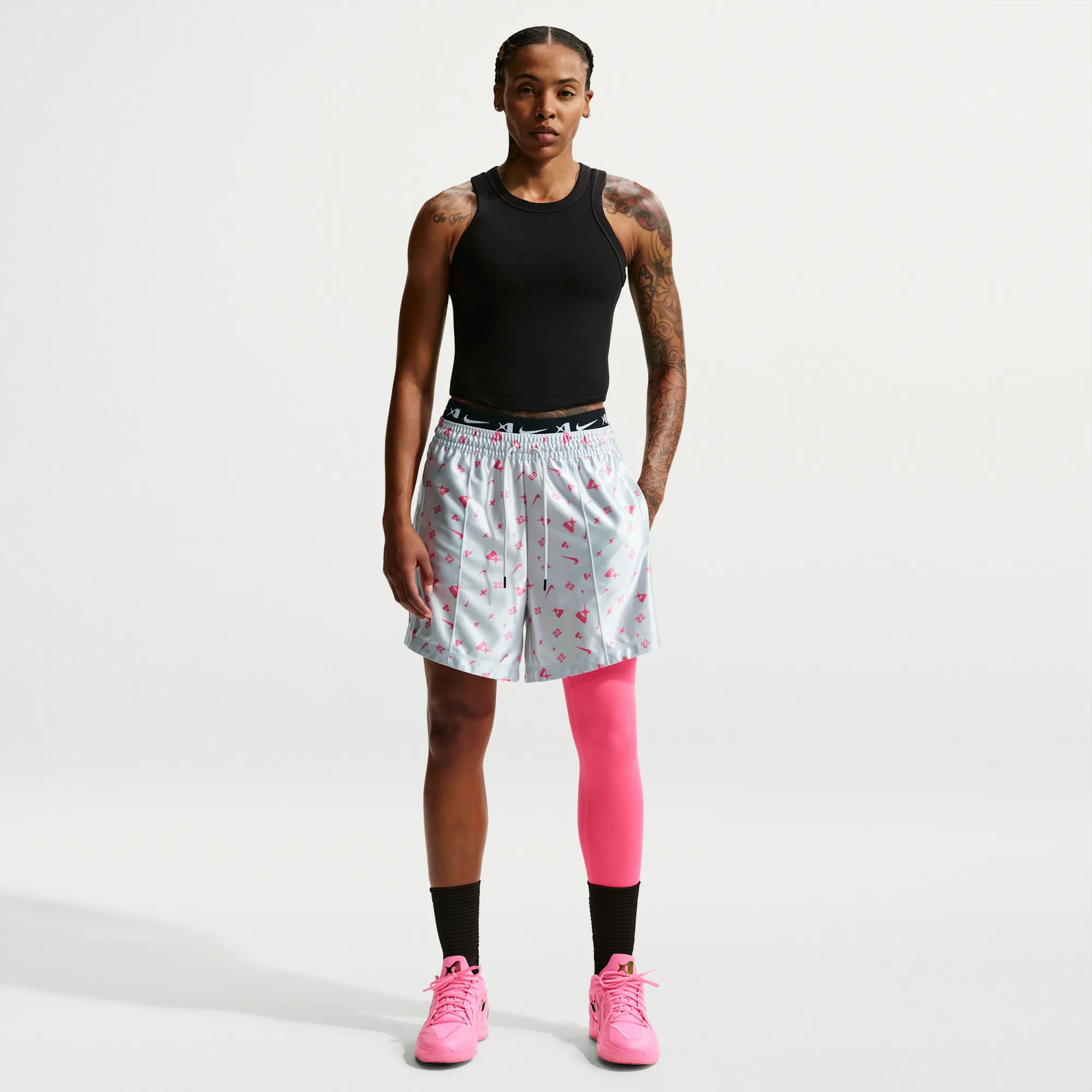A'ja Wilson Women's Nike Dri-FIT Basketball Shorts - Grey