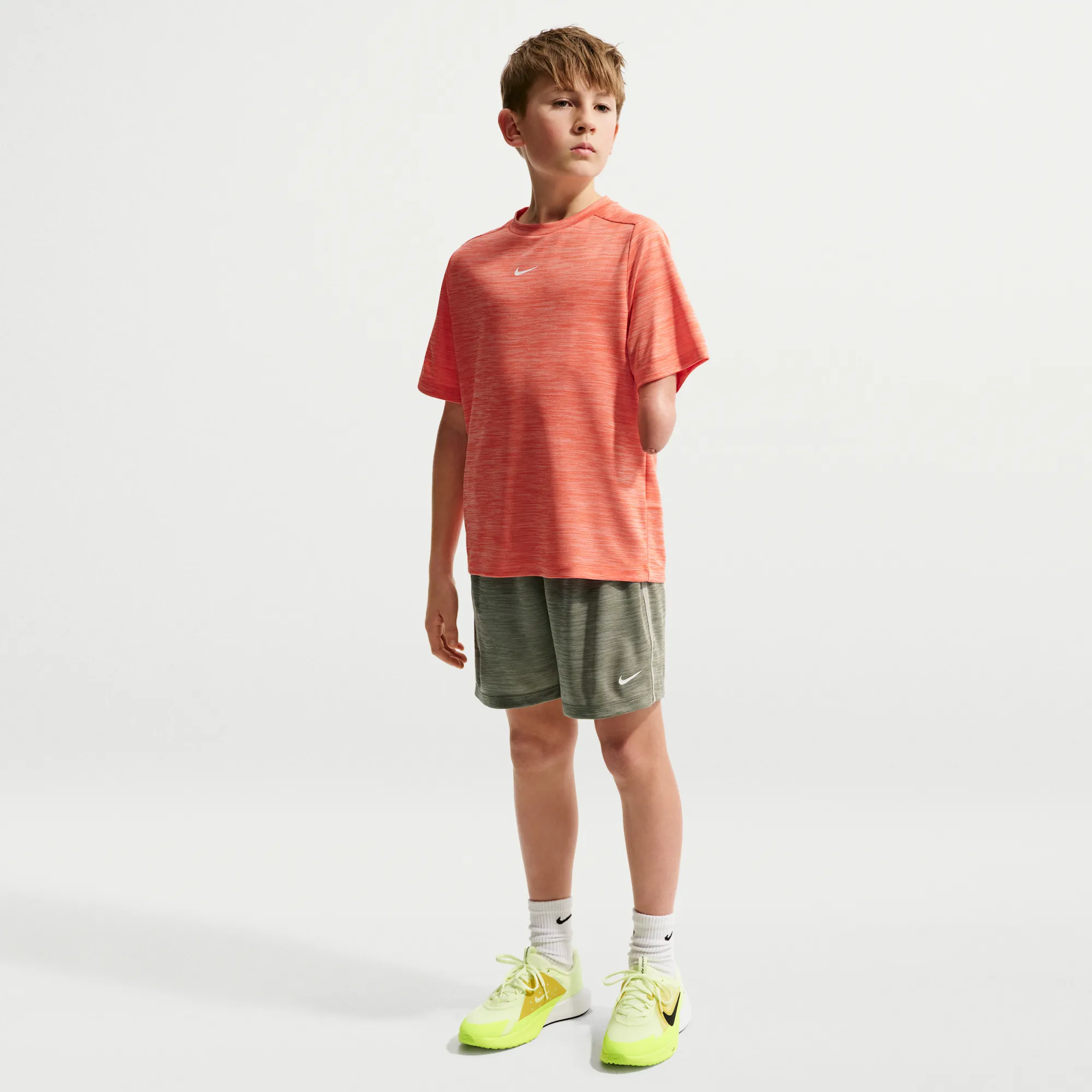 Nike Multi Older Kids' (Boys') Dri-FIT Shorts - Green