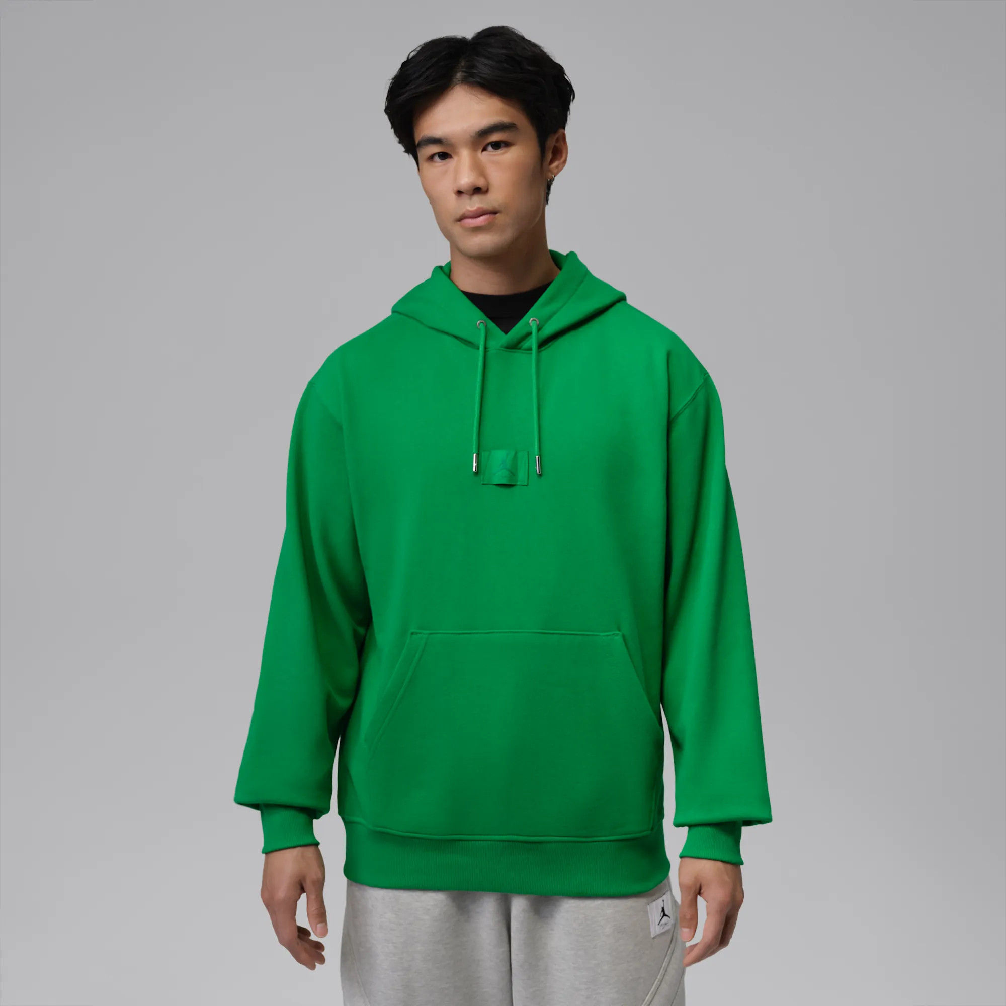 Nike Jordan Flight Fleece Men's Pullover Hoodie - Green - Cotton