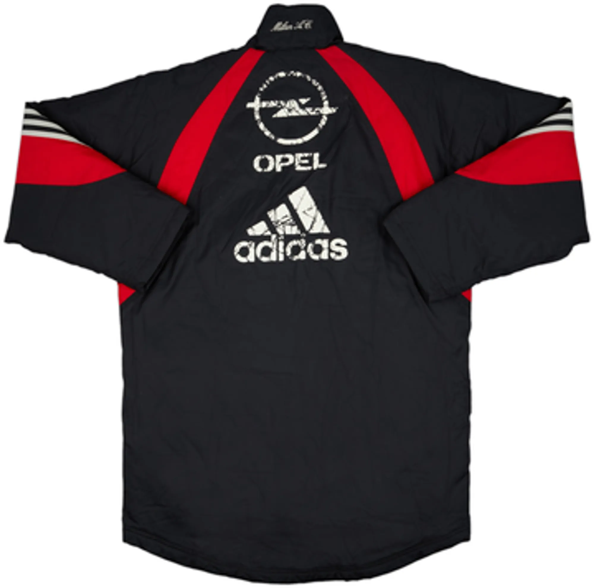 2003-04 AC Milan adidas Padded Bench Coat - 5/10 - (M)