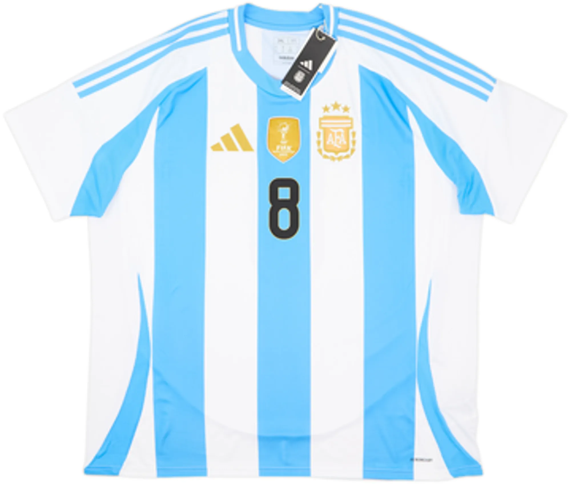 2024-25 Argentina Home Shirt E.Fernandez #8 (XXL)