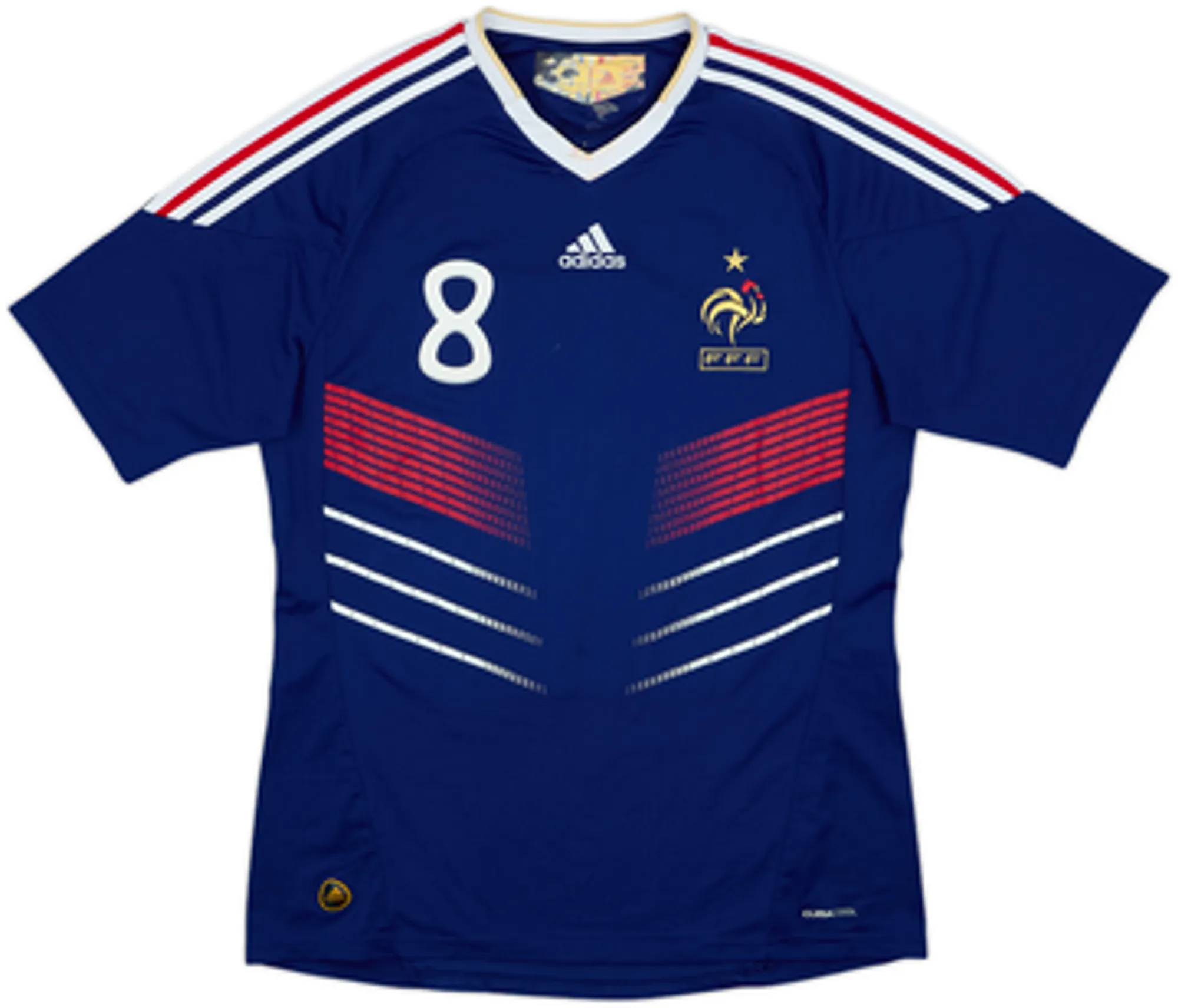 2009-10 France Home Shirt Gourcuff #8 - 6/10 - (L)