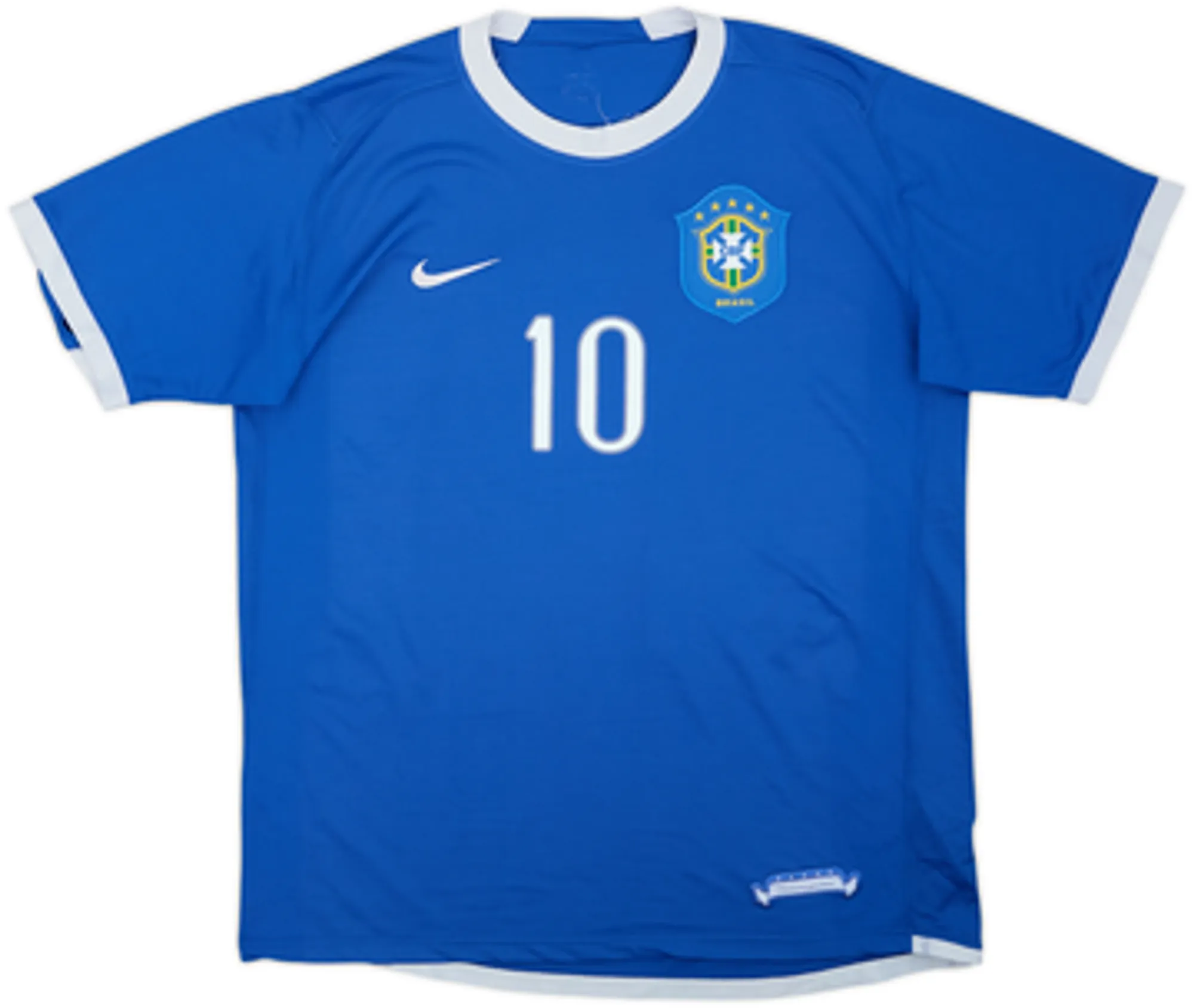 2006-07 Brazil Away Shirt Ronaldinho #10 - 6/10 - (L)
