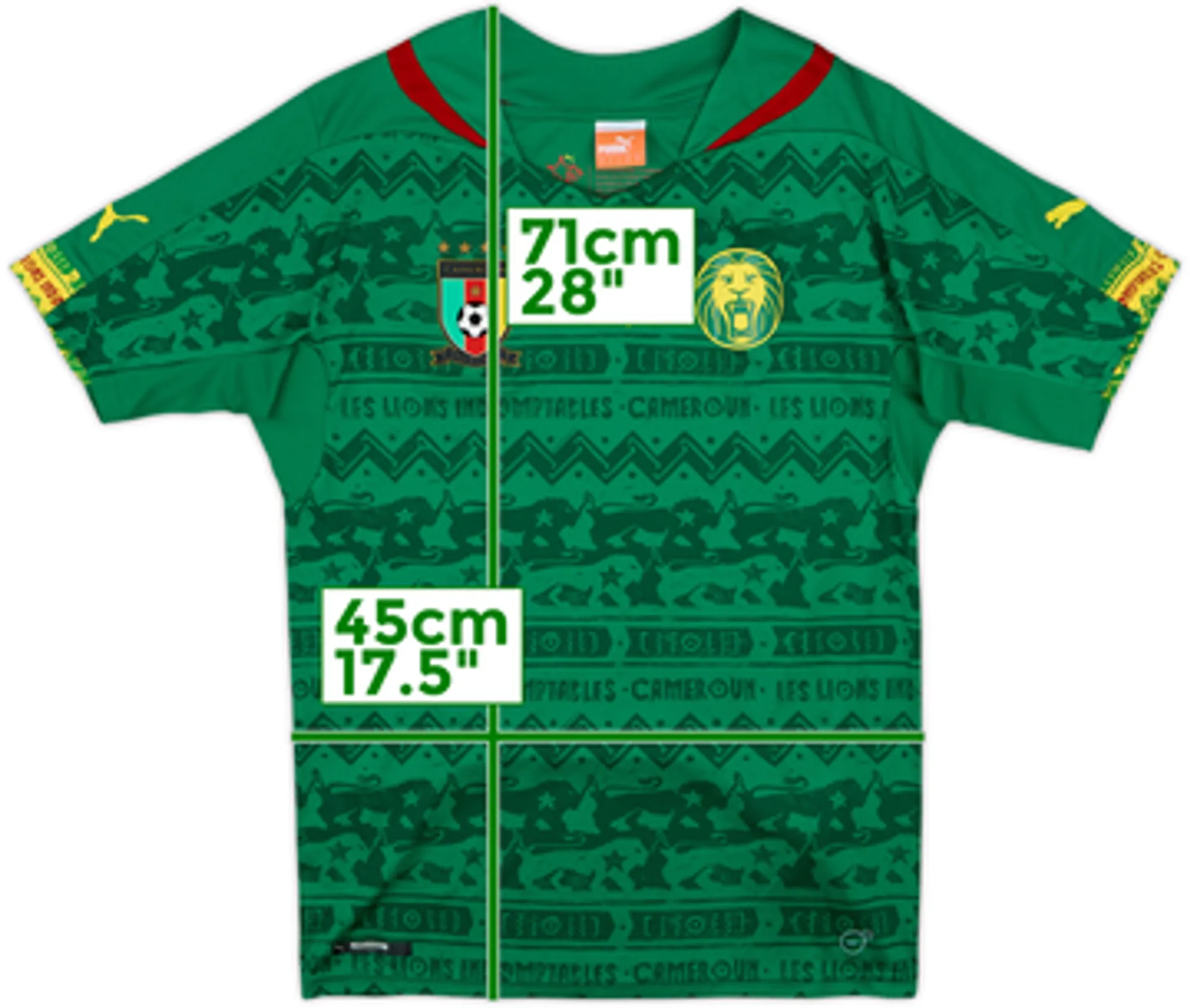 2014-16 Cameroon Home Shirt - 10/10 - (S)