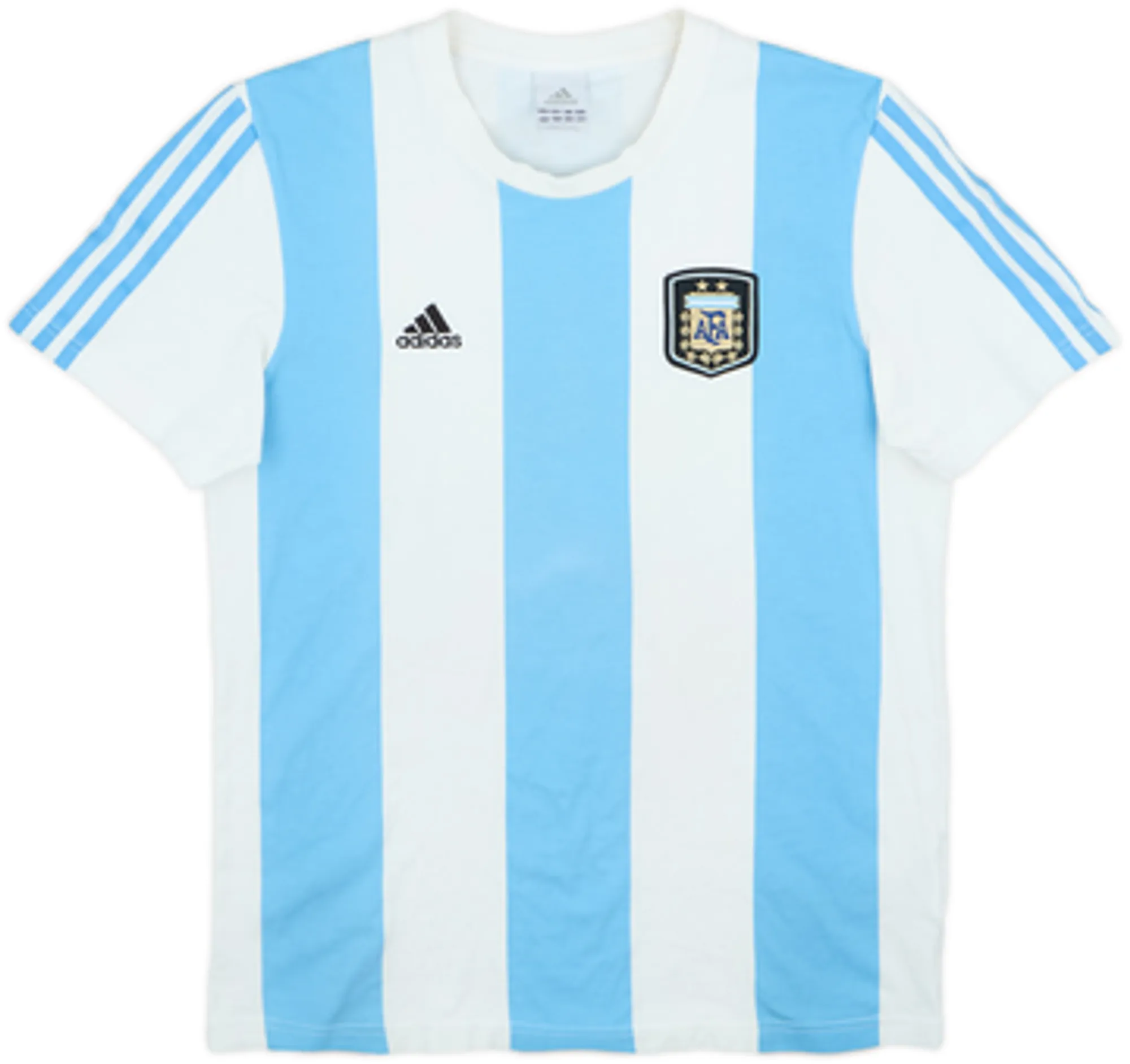 2010 Argentina adidas Cotton Tee Messi #10 - 7/10 - (S)