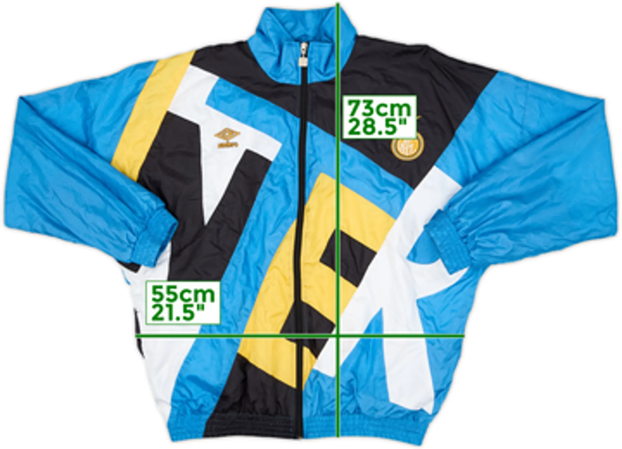 1991-92 Inter Milan Umbro Track Jacket - 10/10 - (M)