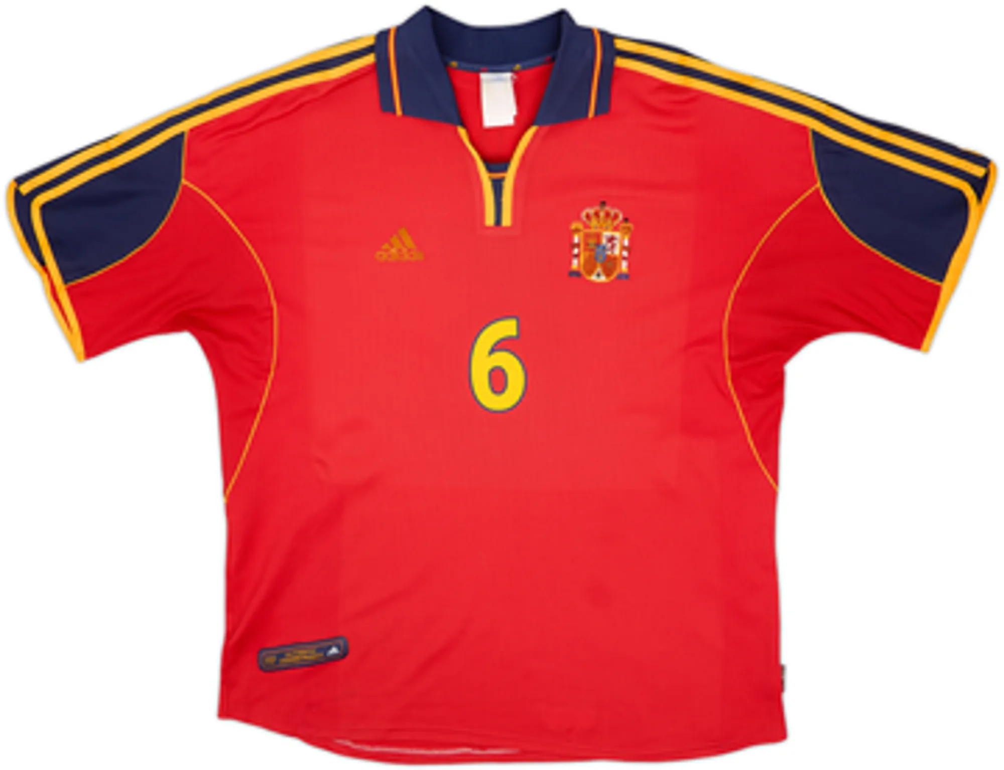 1999-02 Spain Home Shirt Hierro #6 - 5/10 - (XL)