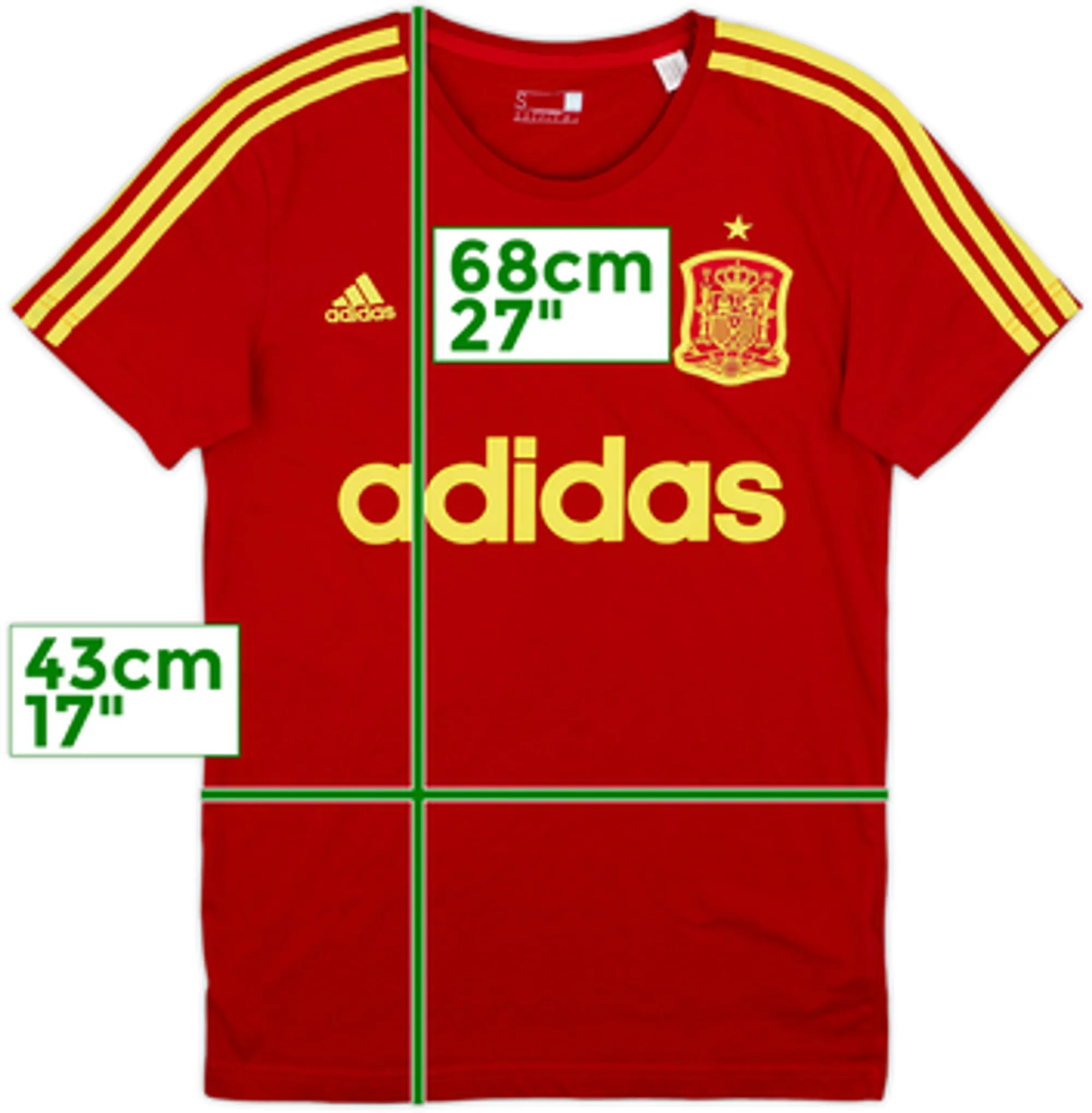 2016-17 Spain adidas Leisure Tee - 9/10 - (S)