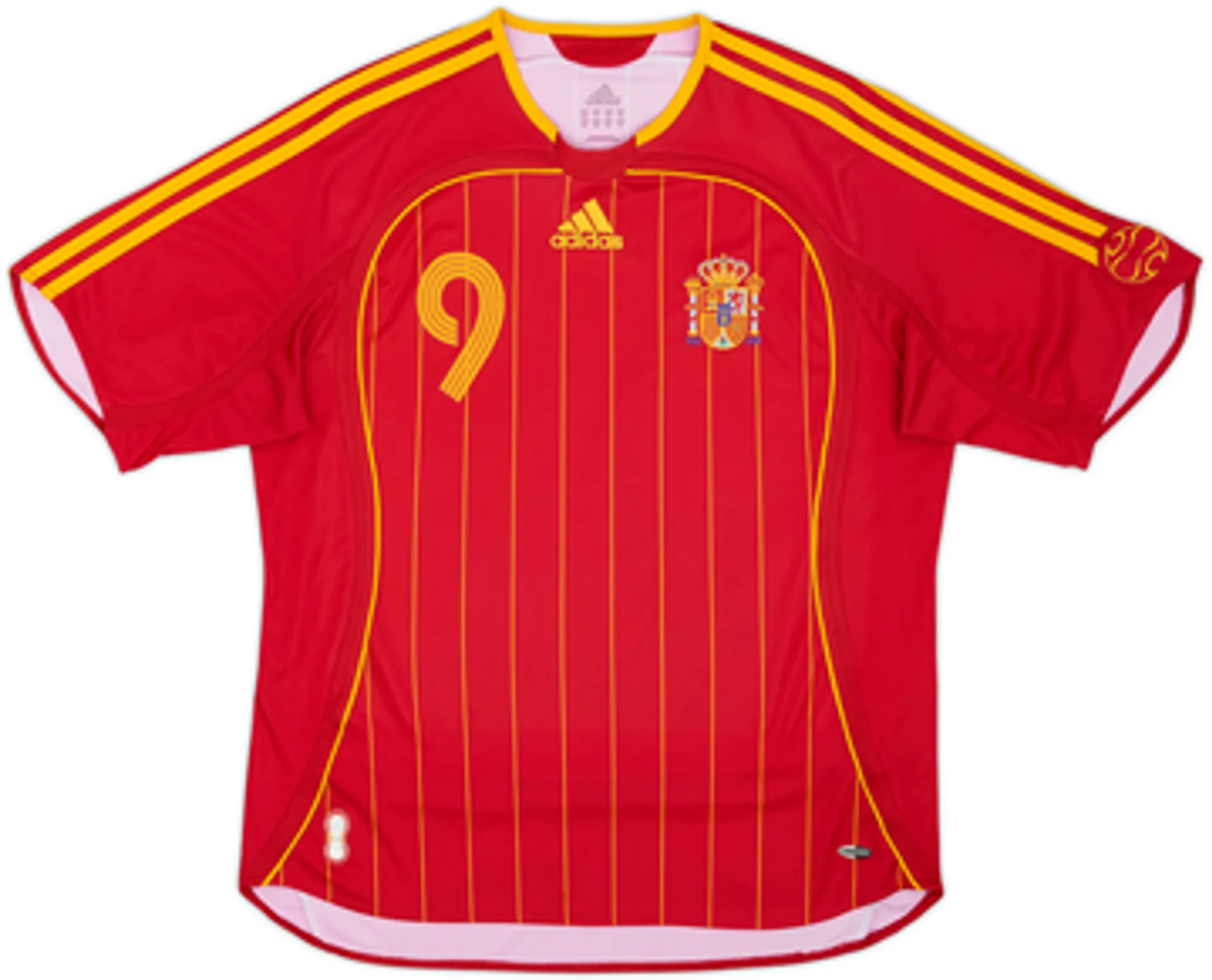 2006-08 Spain Home Shirt F.Torres #9 - 9/10 - (XL.Boys)