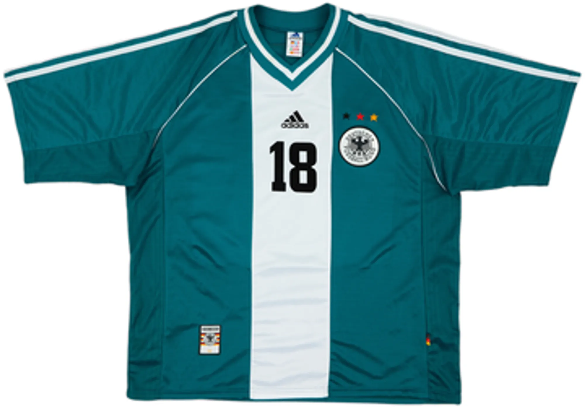 1998-00 Germany Away Shirt Klinsmann #18EM