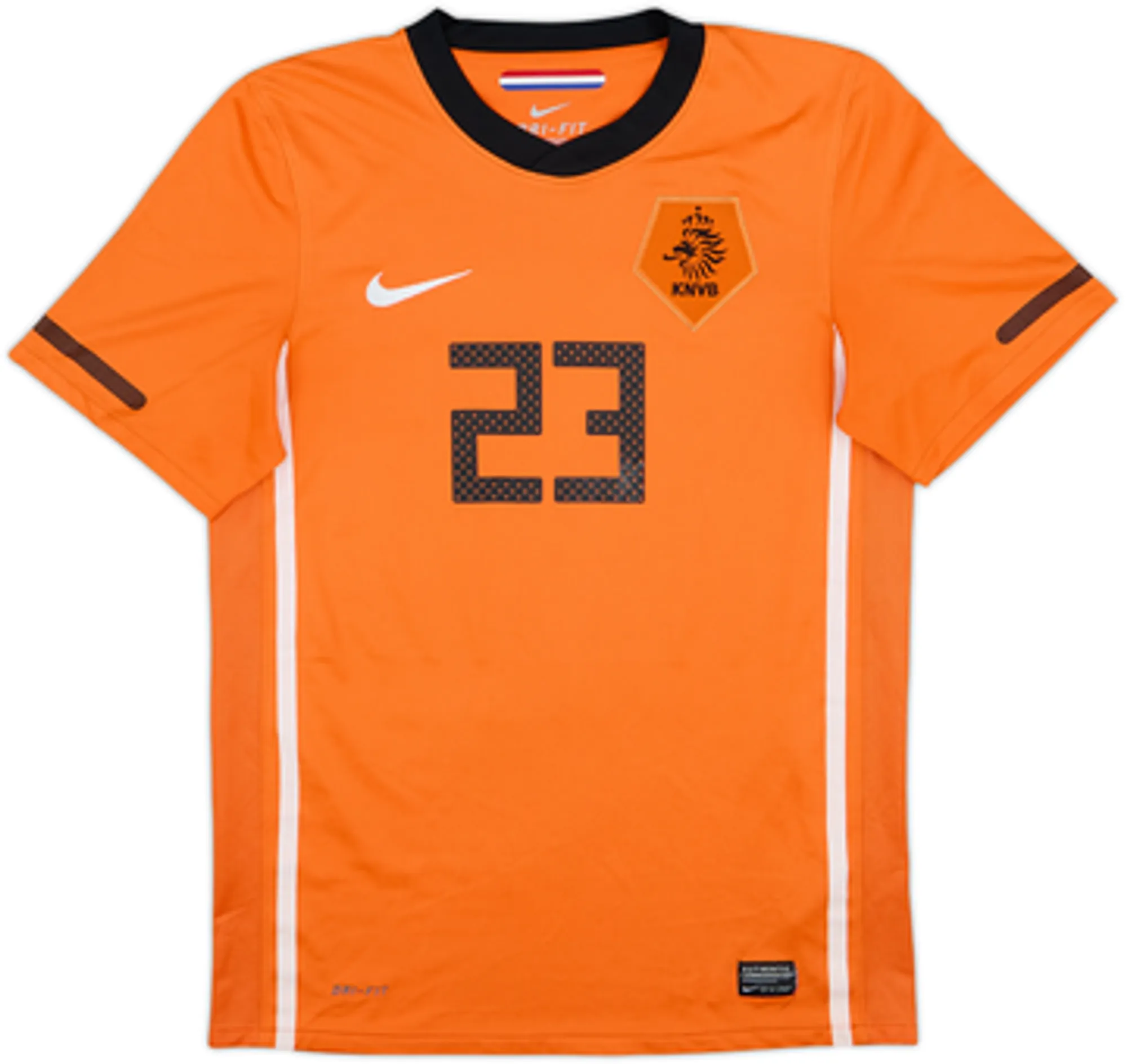 2010-11 Netherlands Home Shirt V. D. Vaart #23 - 7/10 - (S)