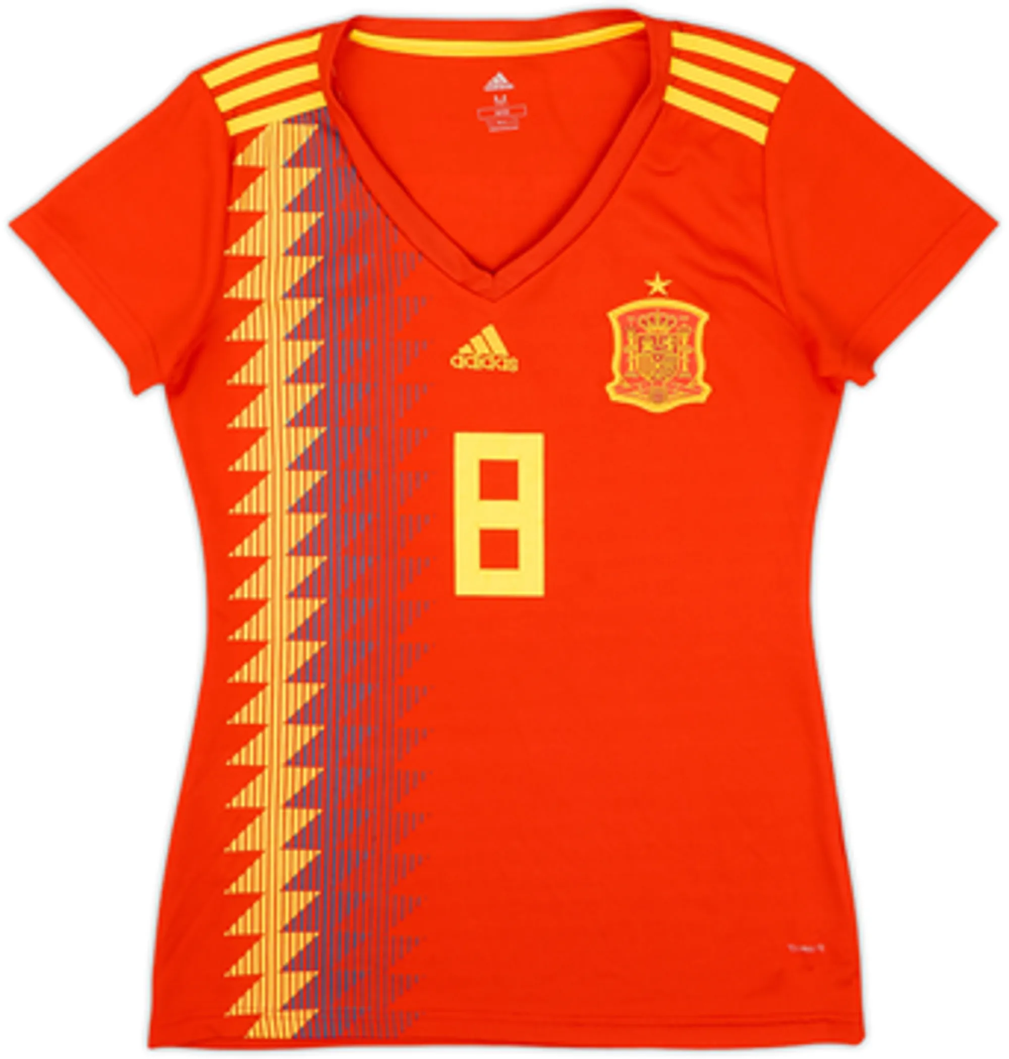 2018-19 Spain Home Shirt Patri #8 - 7/10 - (Women's M)