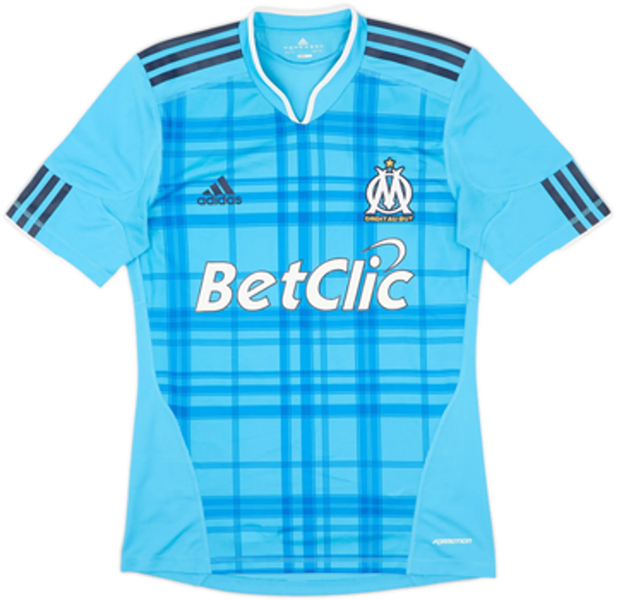 2010-11 Olympique Marseille Authentic Away Shirt Gignac #10 - 8/10 - (S)