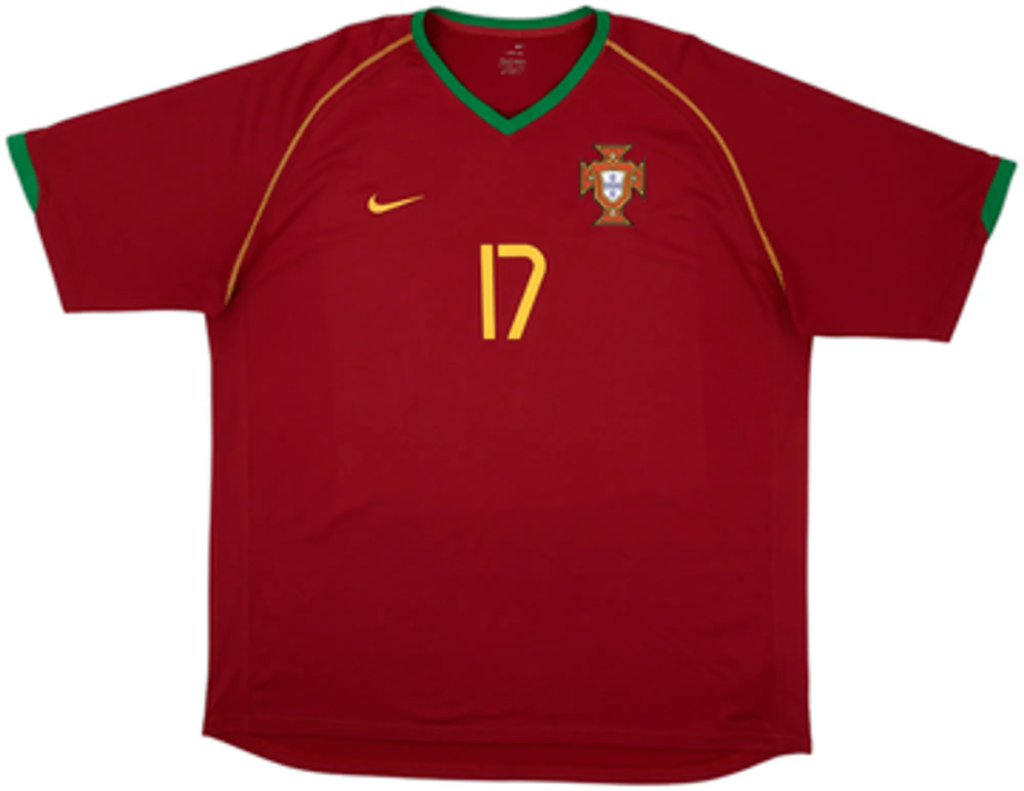 2006-08 Portugal Home Shirt C.Ronaldo #17 - 7/10 - (XL)