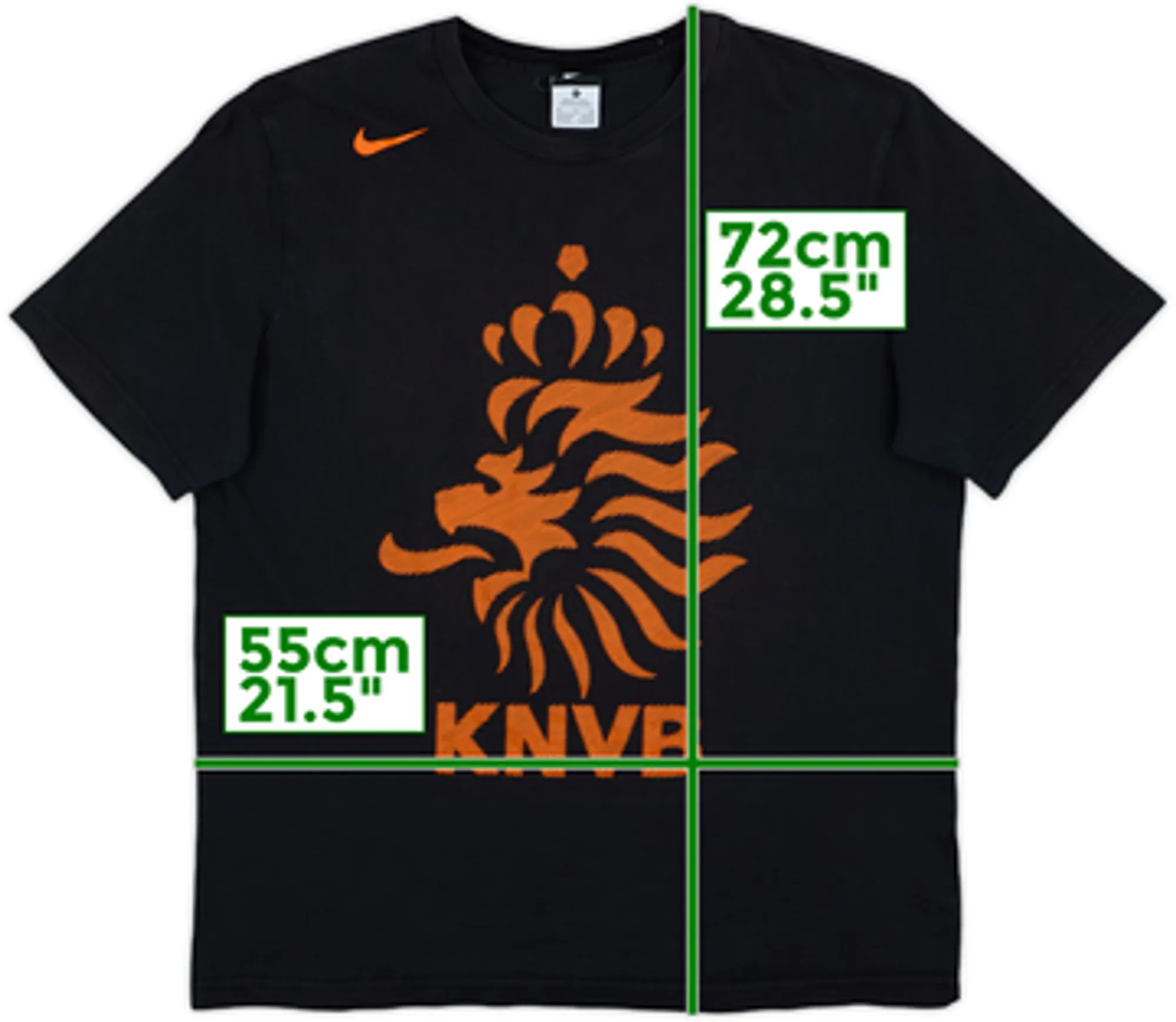 2010-12 Netherlands Nike Graphic Tee - 9/10 - (XL)