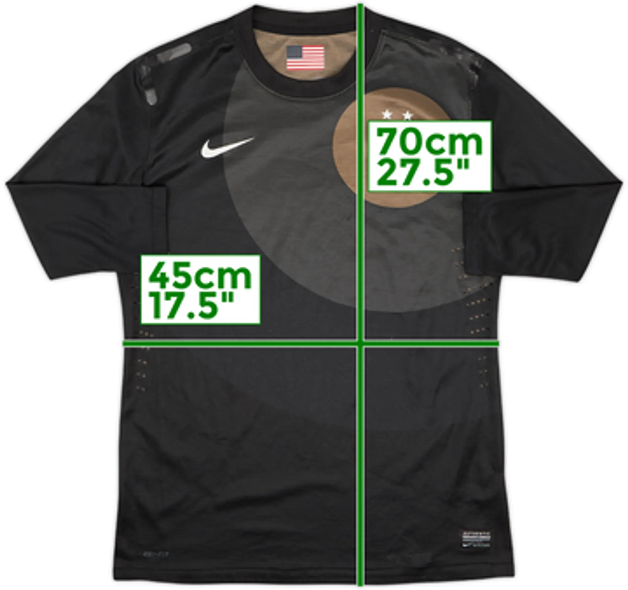 2012-13 USA Women Player Issue GK Shirt - 7/10 - (Women's M)
