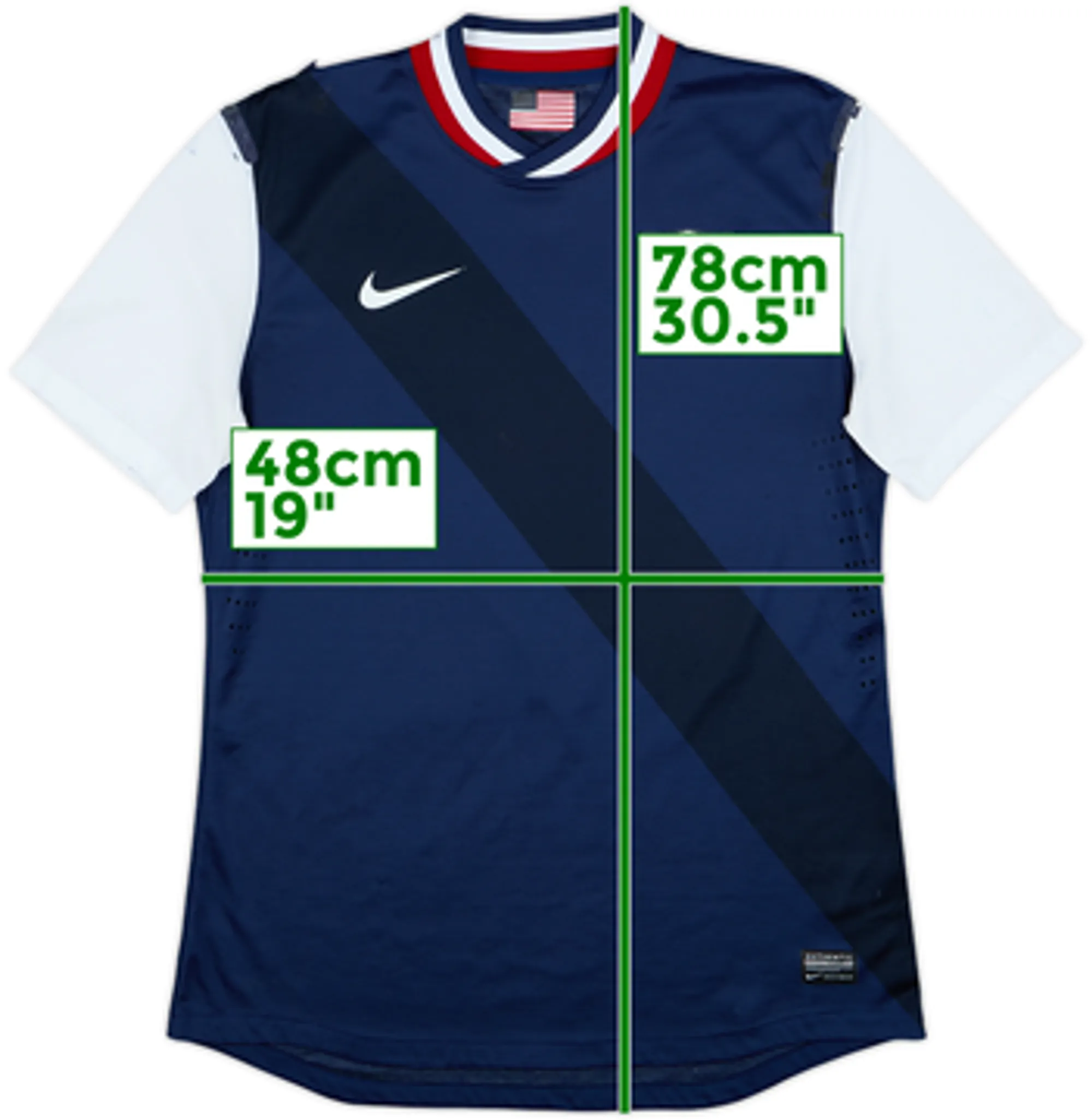 2012-14 USA Player Issue Away Shirt - 5/10 - (L)