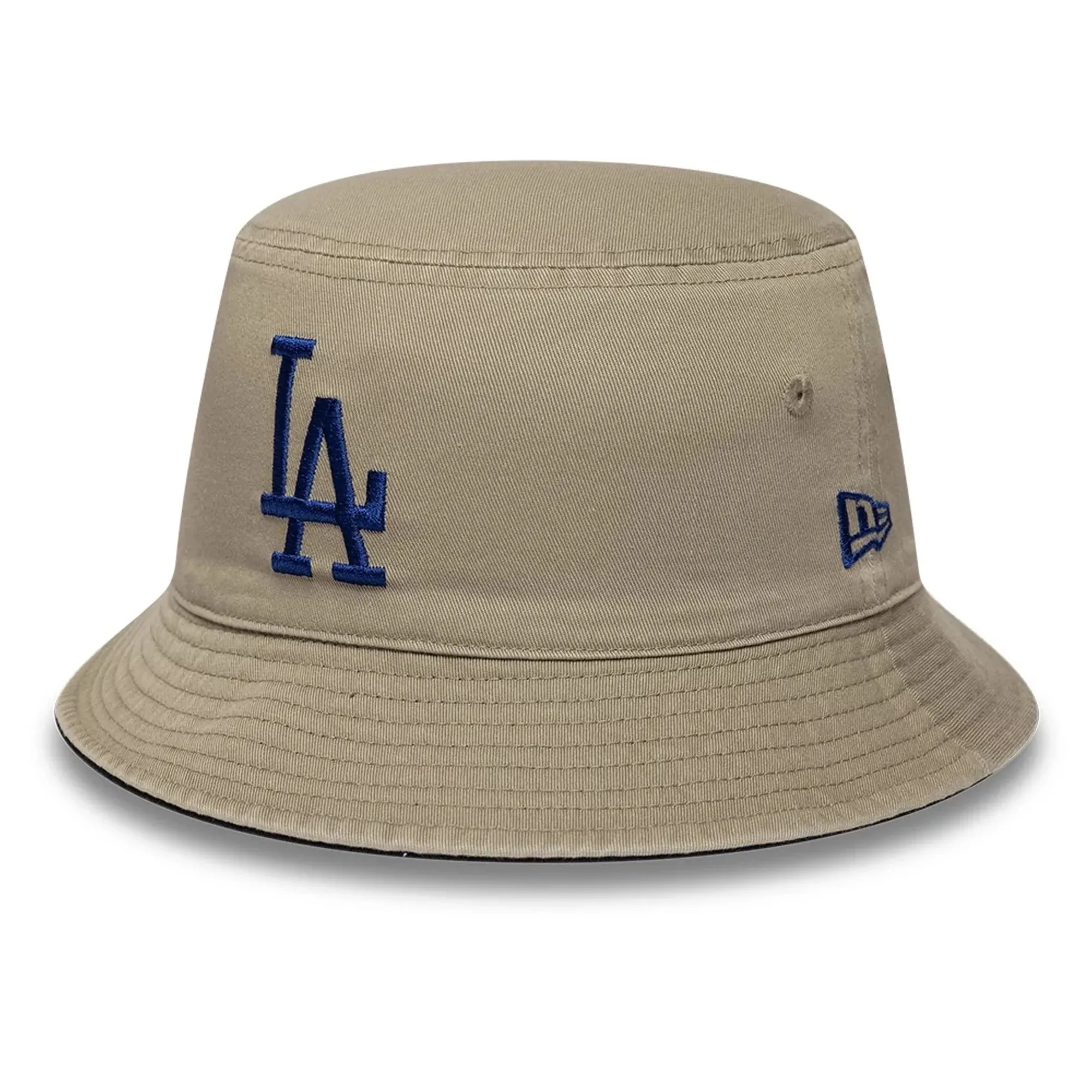 LA Dodgers MLB Black & Beige Reversible Bucket Hat New Era Cap adult unisex