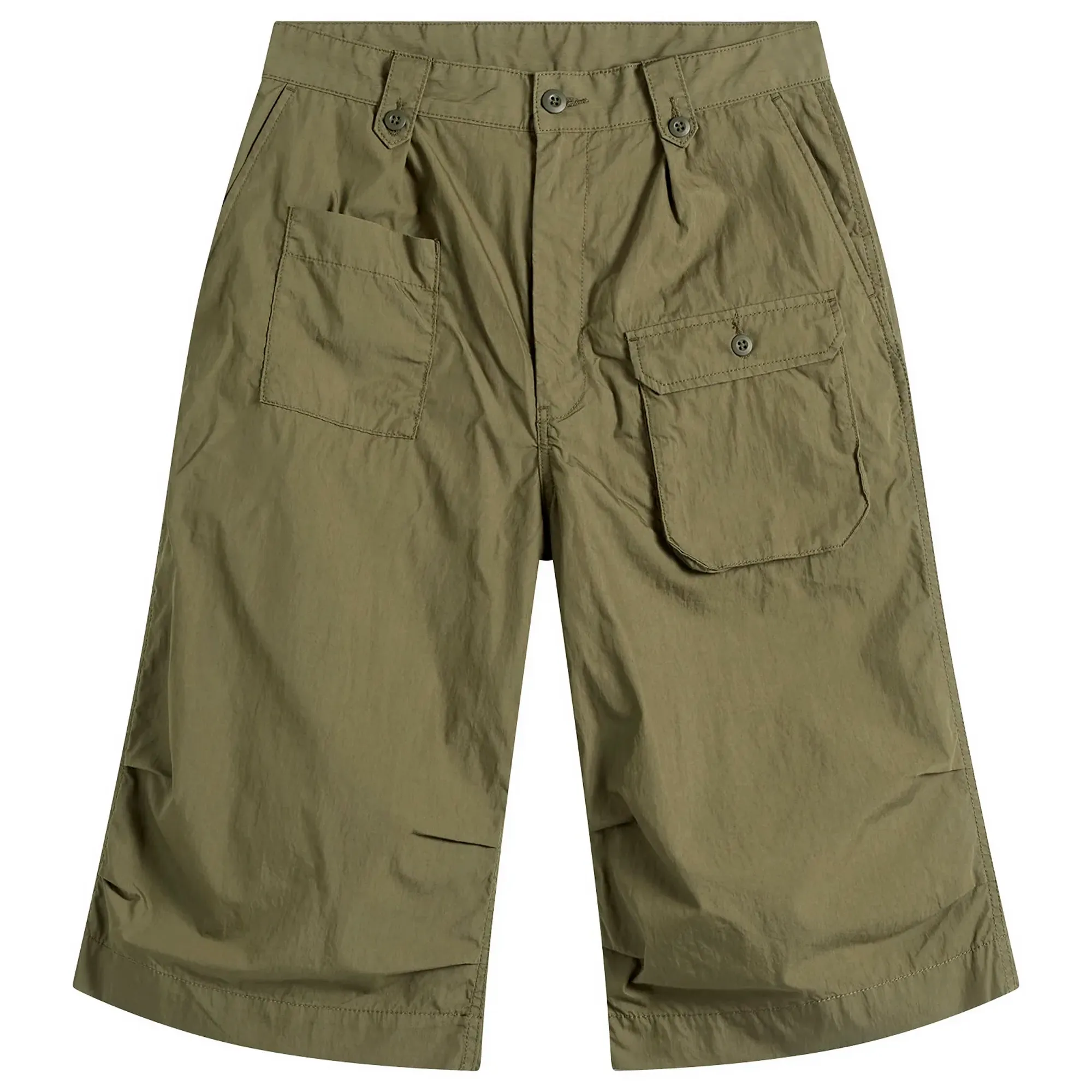Beams Boy Women's Military Shorts Olive