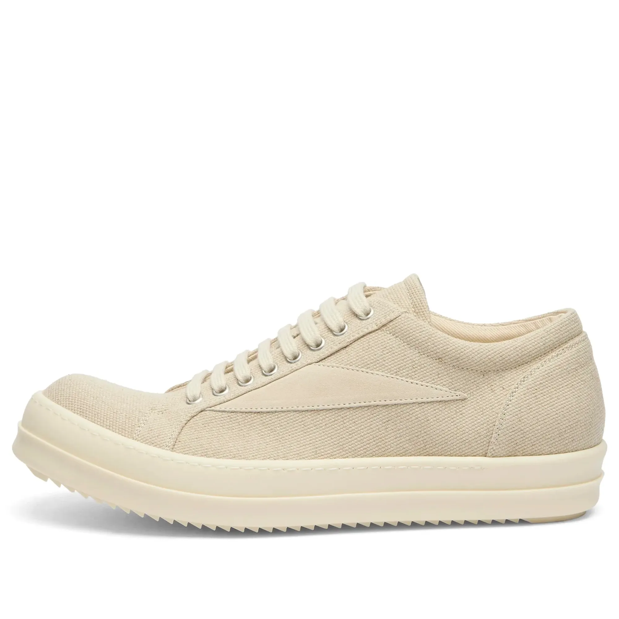 Rick Owens DRKSHDW Men's Vintage Sneaks Natural/Milk/Milk