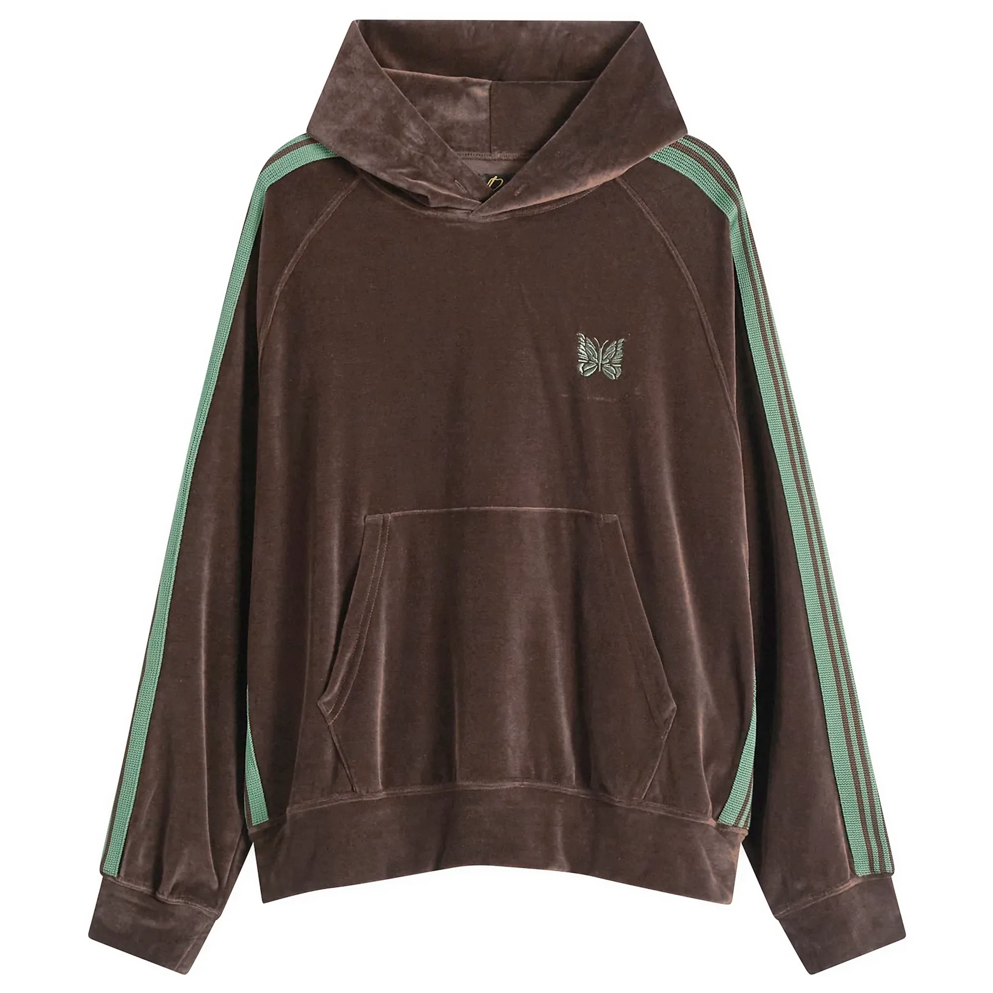 Needles Women's Track Hoodie Brown