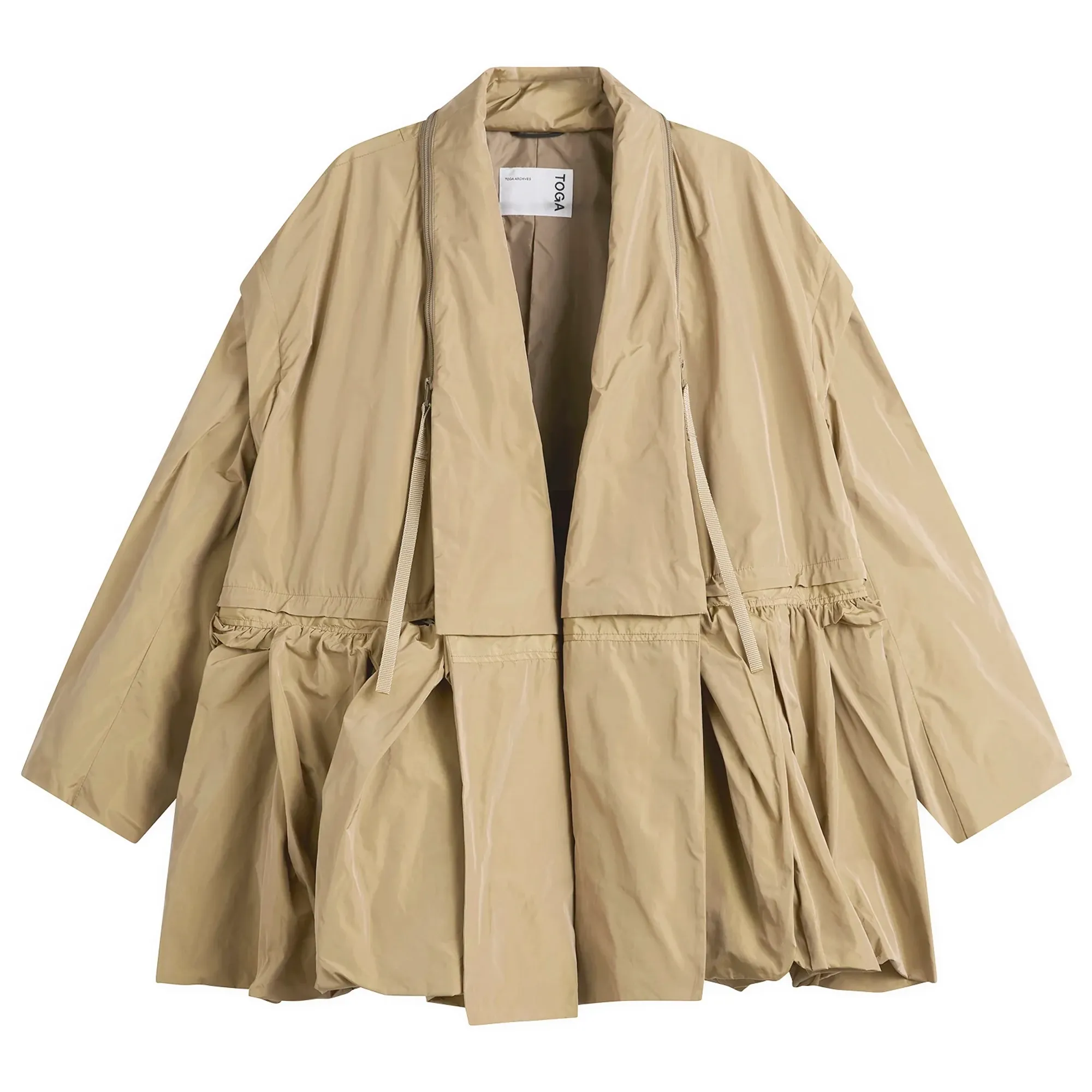 TOGA Memory Taffeta Jacket Beige