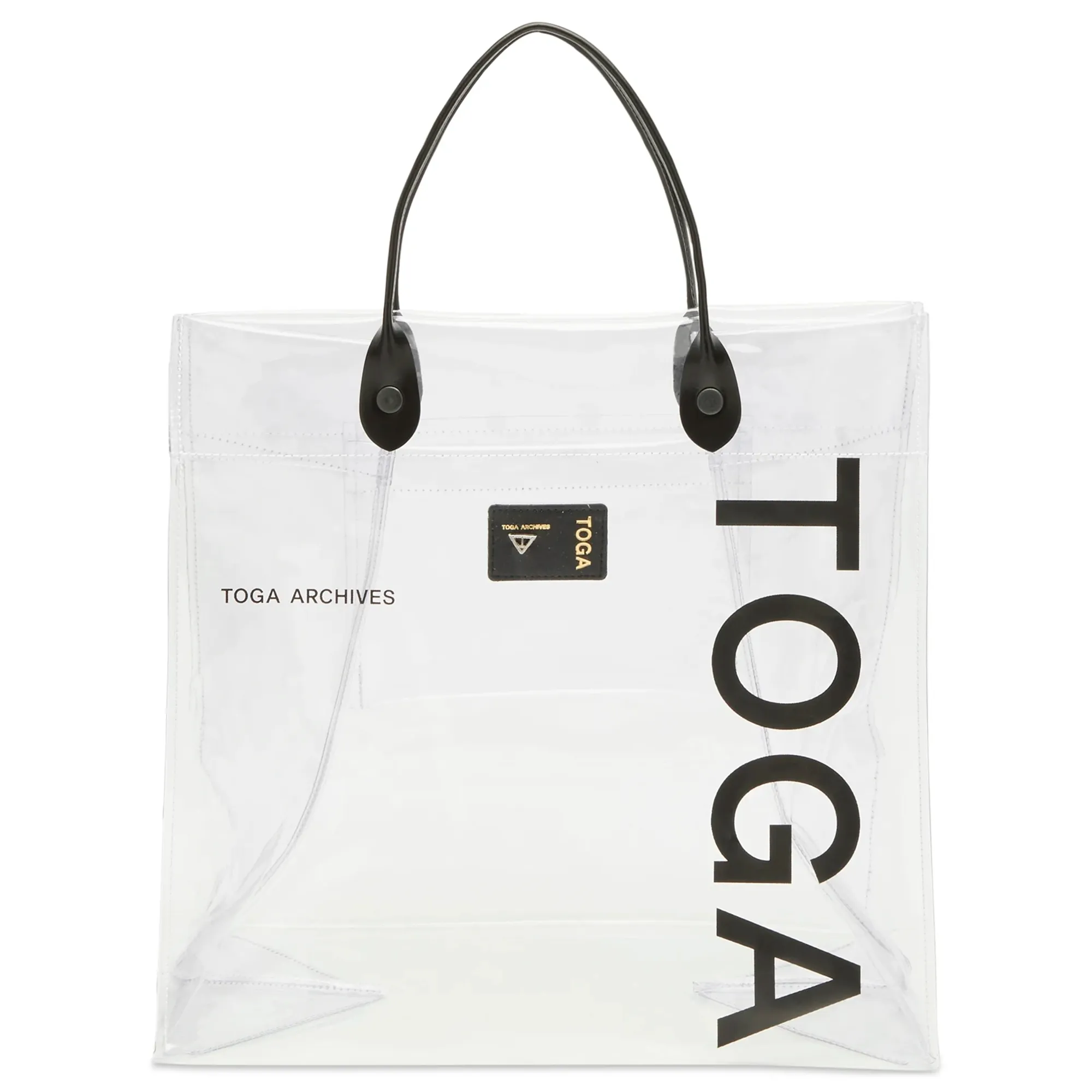 TOGA Logo Tote Bag PVC Clear