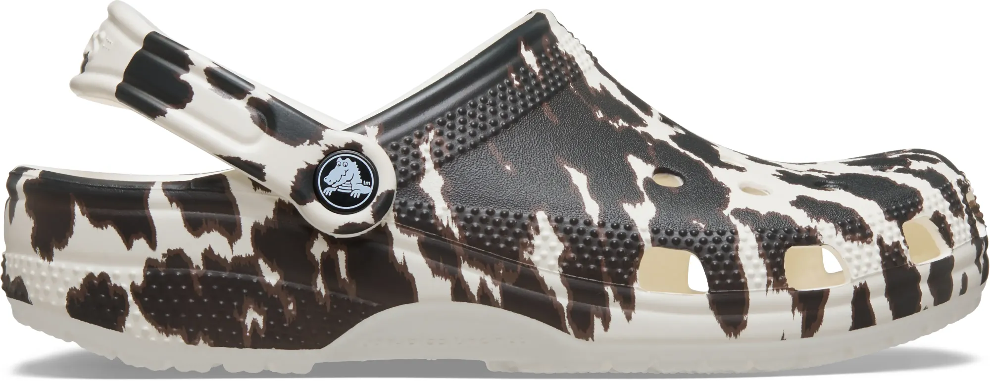 Crocs | Unisex | Classic Pop Animal | Clogs | Chalk/Multi | W4/M3