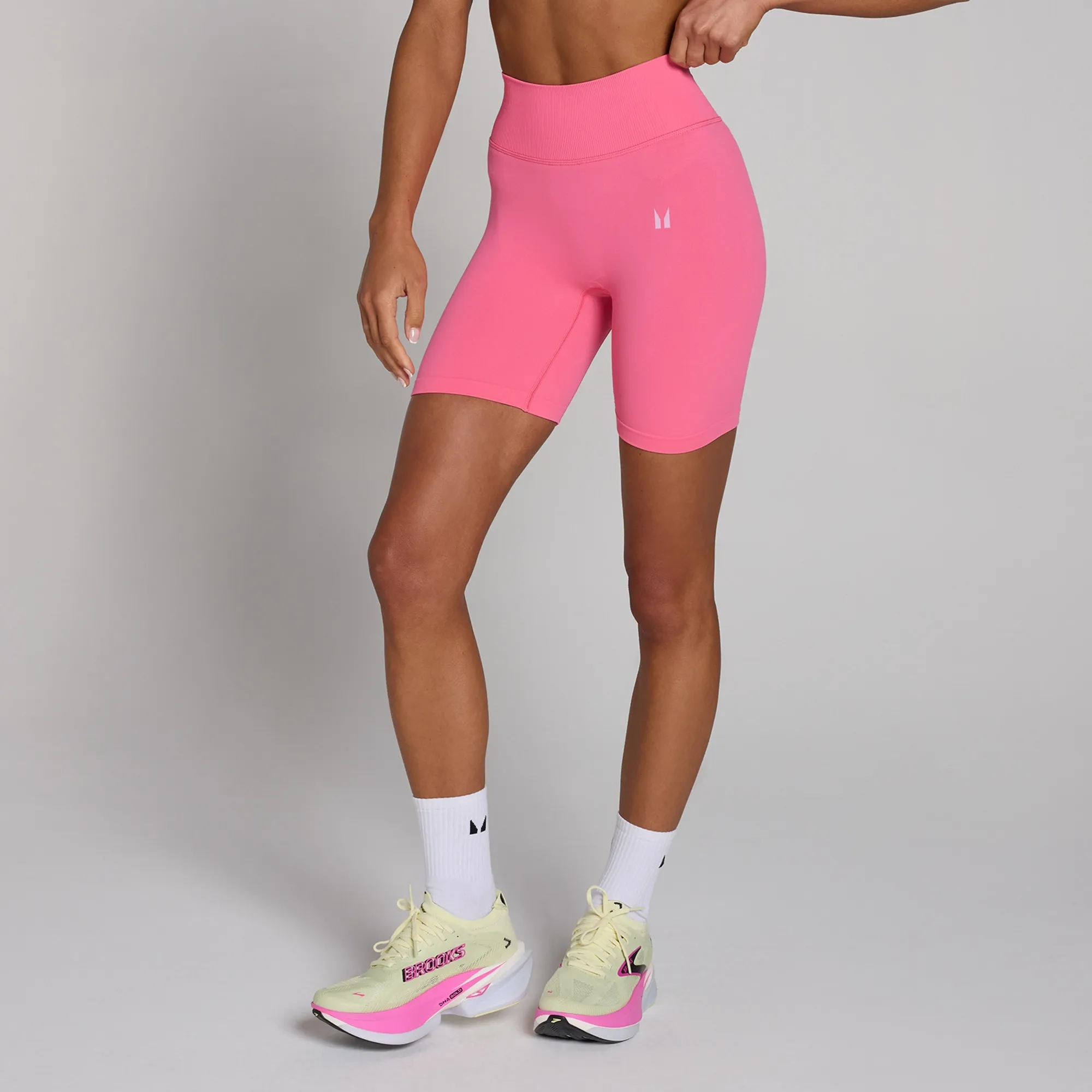 MP Women's Tempo Hybrid Seamless Shorts - Vibrant Pink - XS