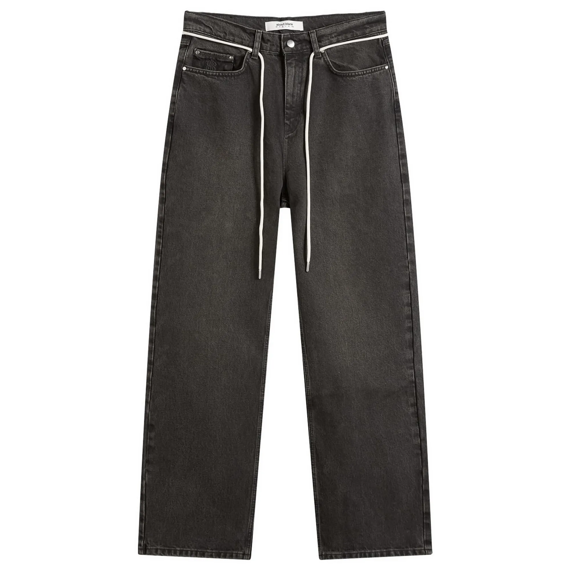 about:blank Men's Relaxed Denim Jean Antique Black