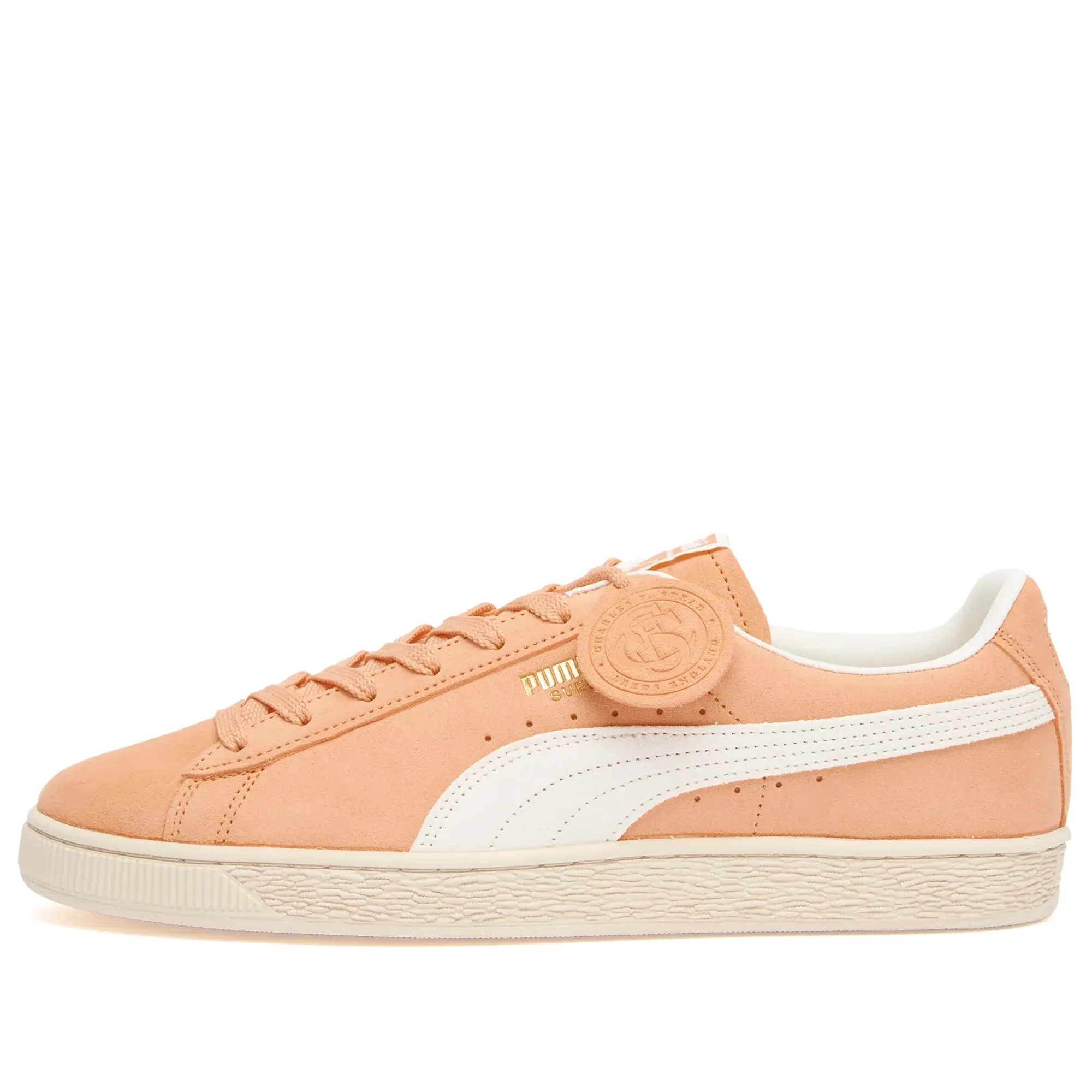 Puma Men's Suede Charles F. Stead Sneaker Cashew/Frosted Ivory