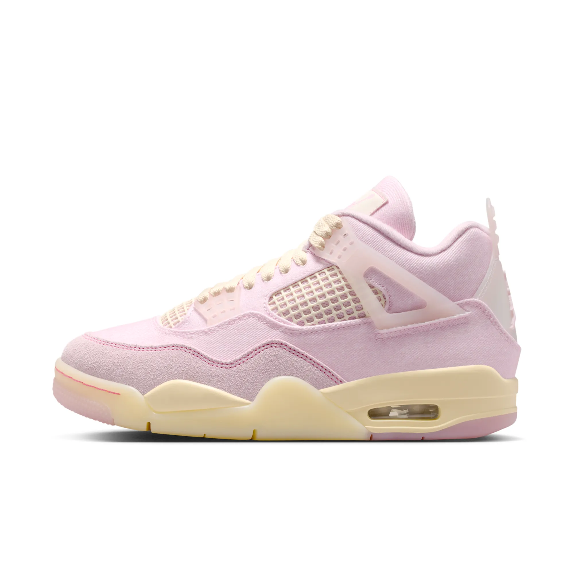 Nike Jordan Nike Air Jordan 4 Retro 'Pearl Pink and Iced Carmine' Women's Shoe - Pink