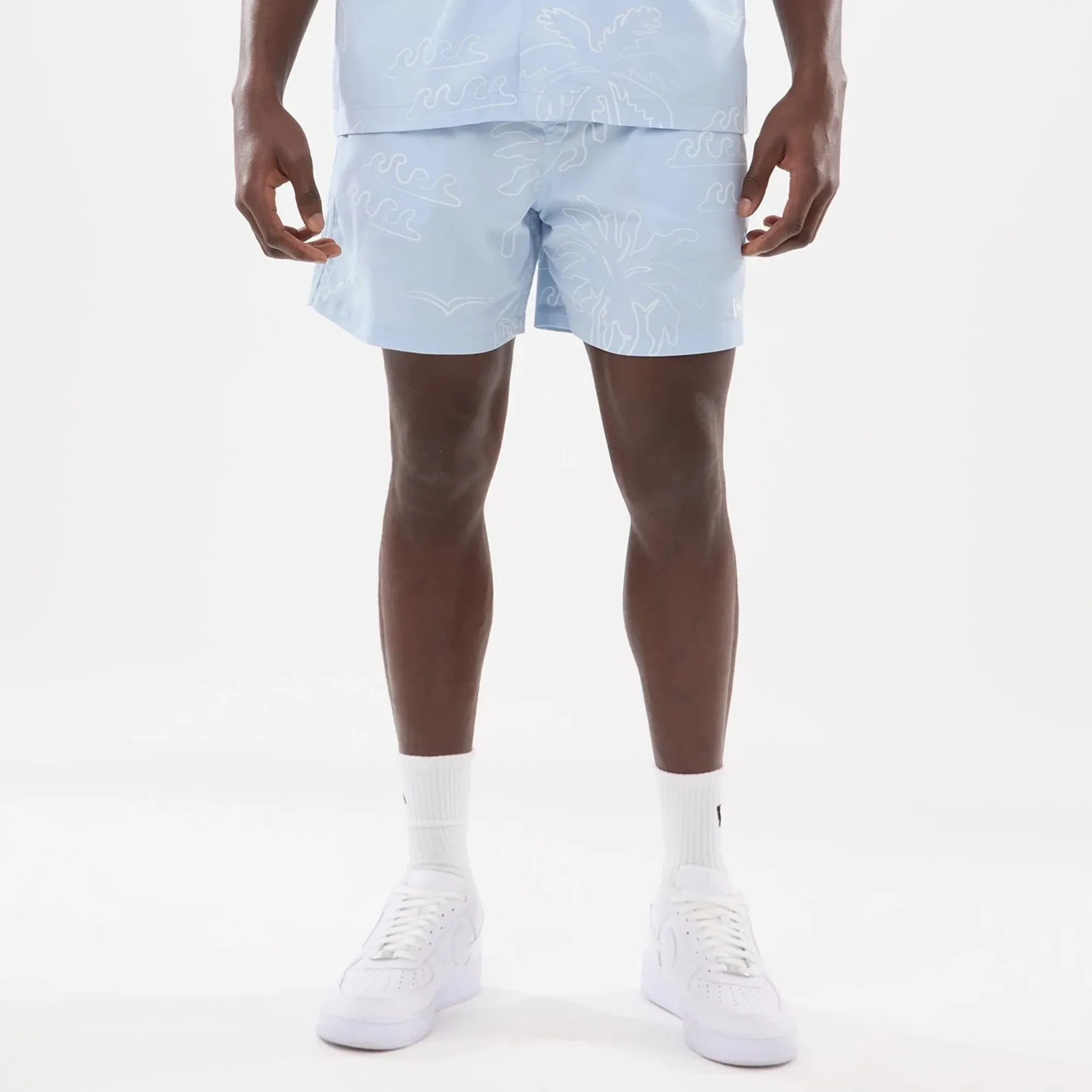 New Era Resort Blue Oversized Shorts adult unisex