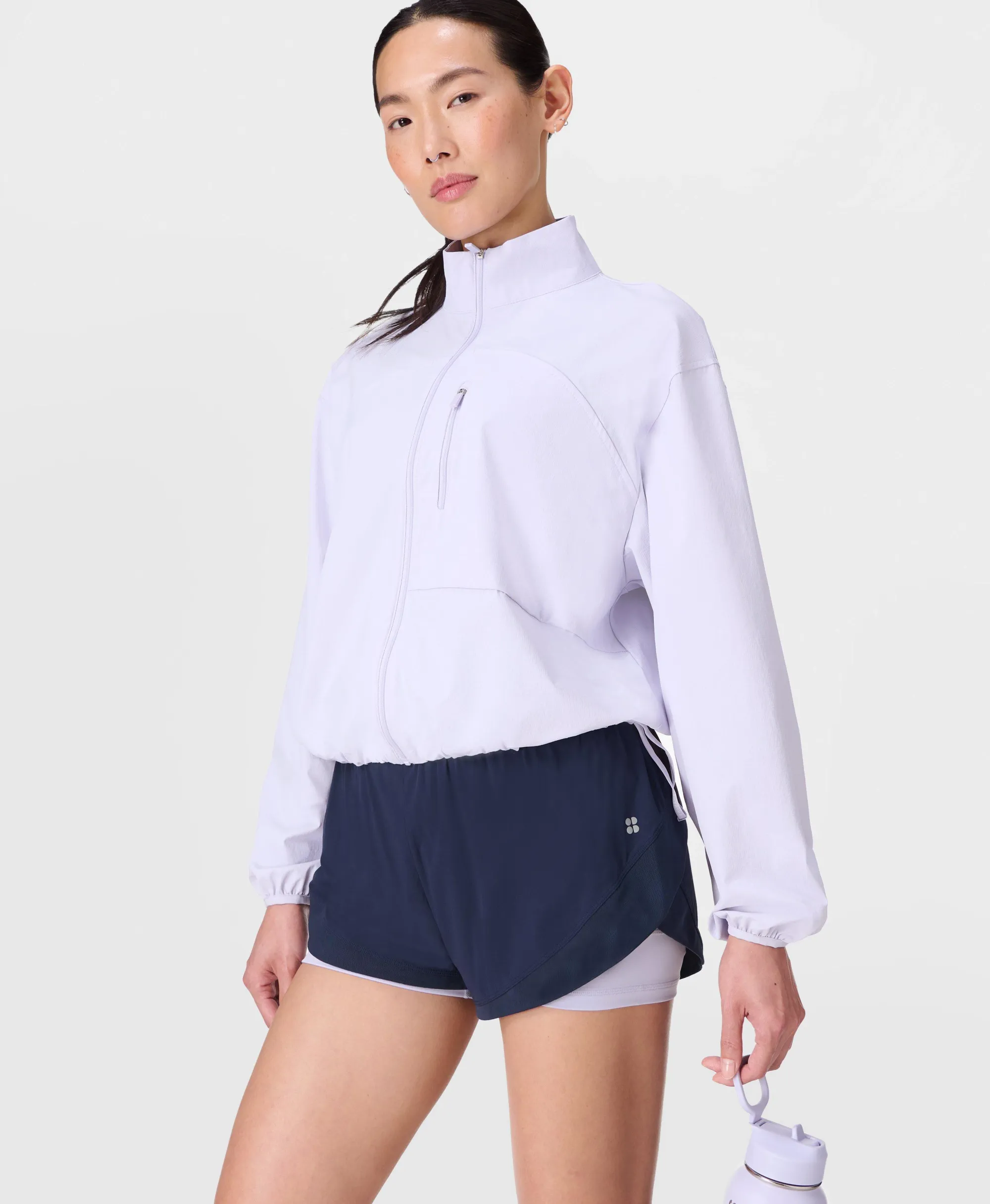 Sweaty Betty Training Shell Jacket, Purple, Women's L