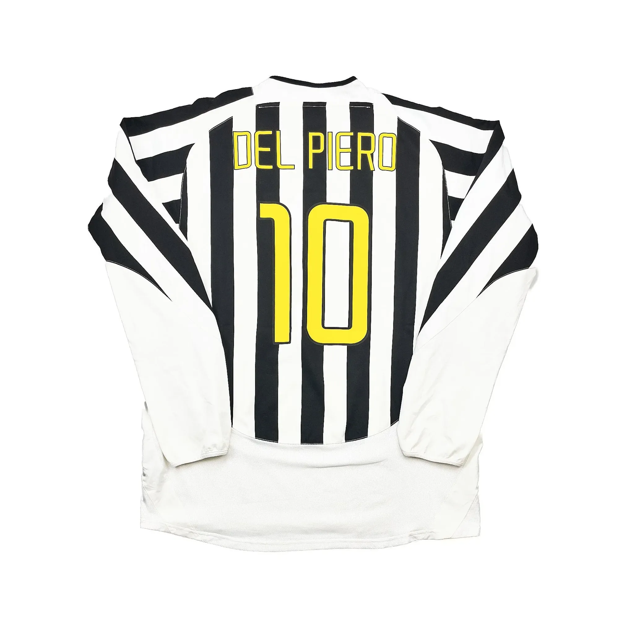 2003/04 Juventus Del Piero #10 L/S Home Shirt (XL) Nike | Cult Kits