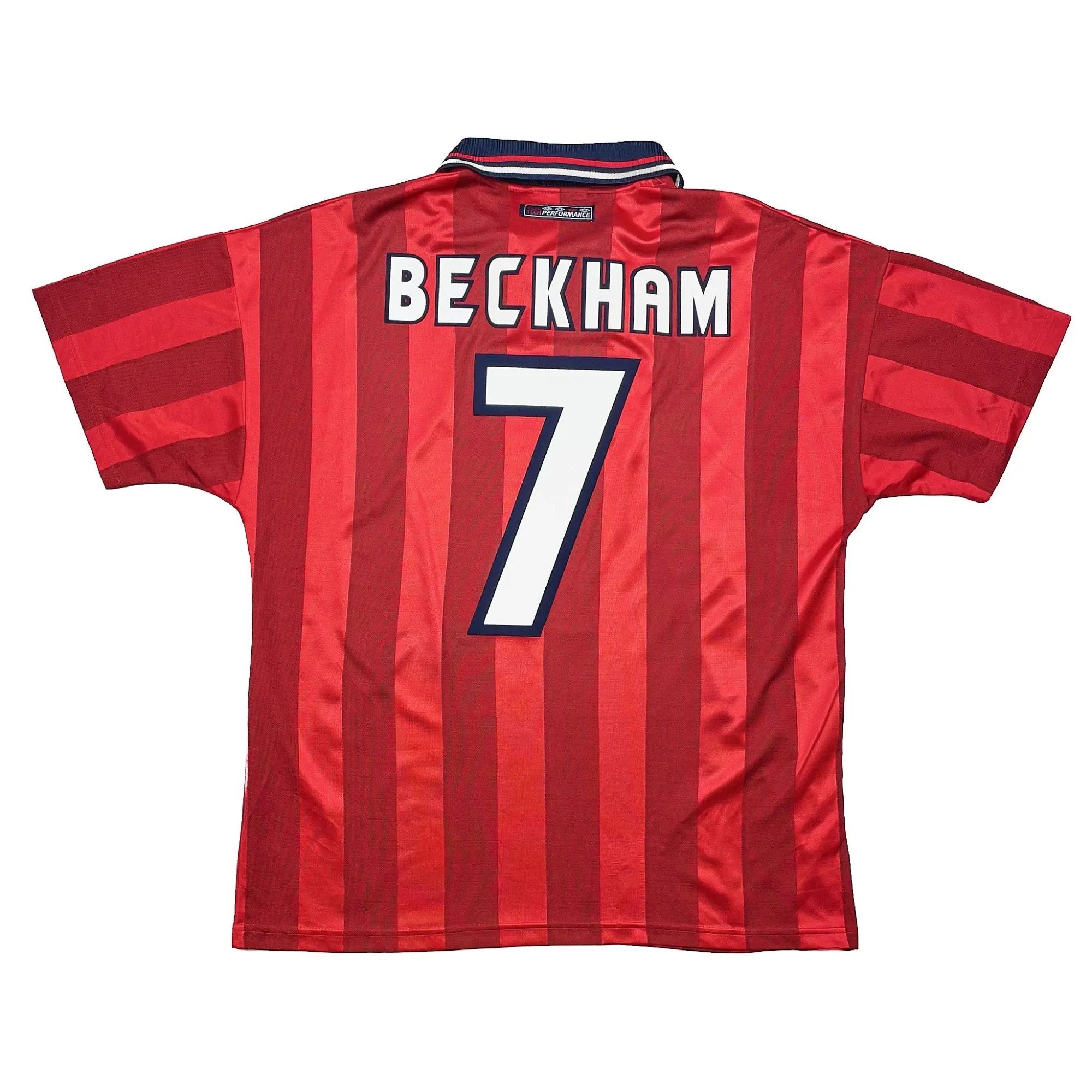 1997/99 England Beckham #7 Away Shirt (L) Umbro | Cult Kits