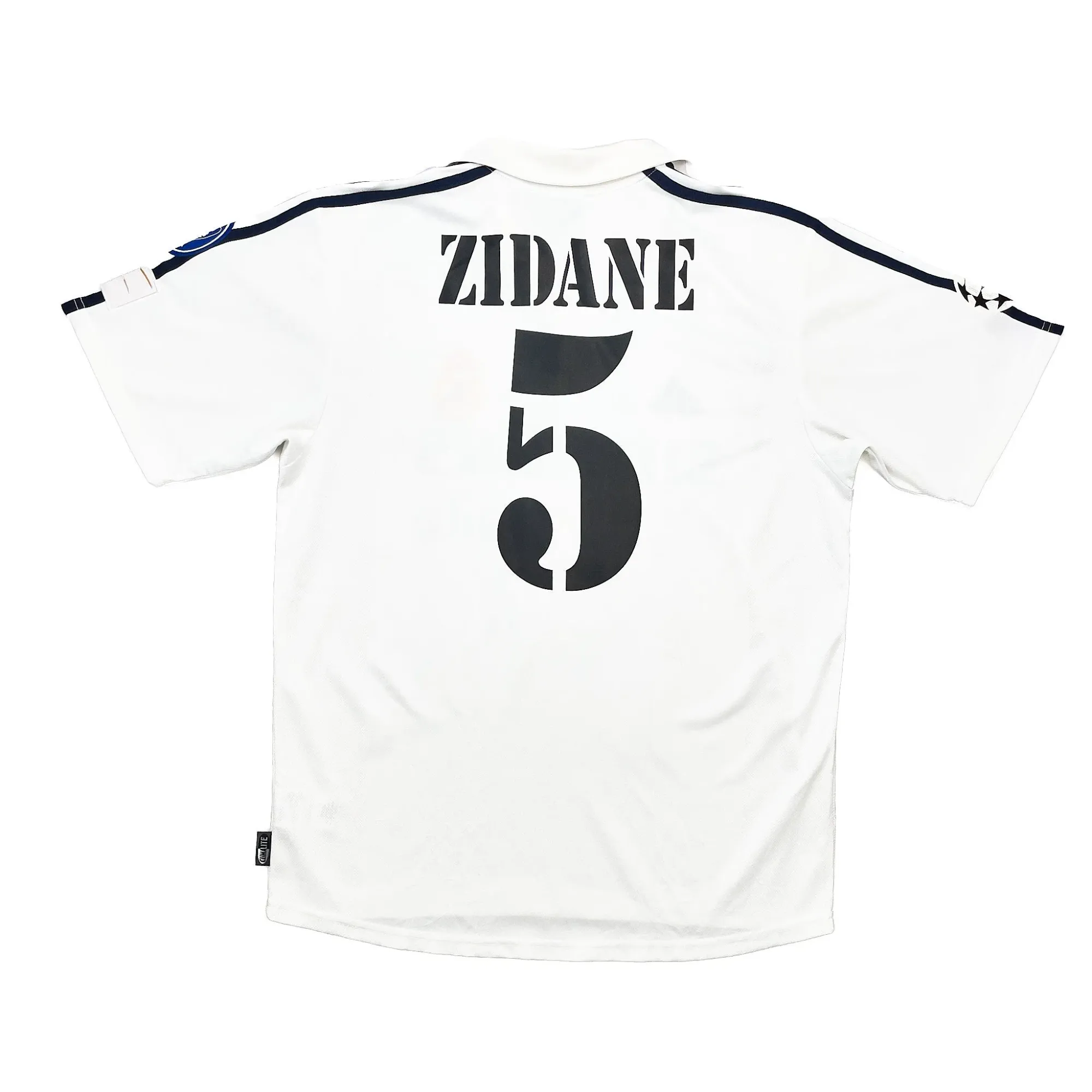 2002/03 Real Madrid Zidane #5 C/L Centenary Home Shirt (M) Adidas | Cult Kits