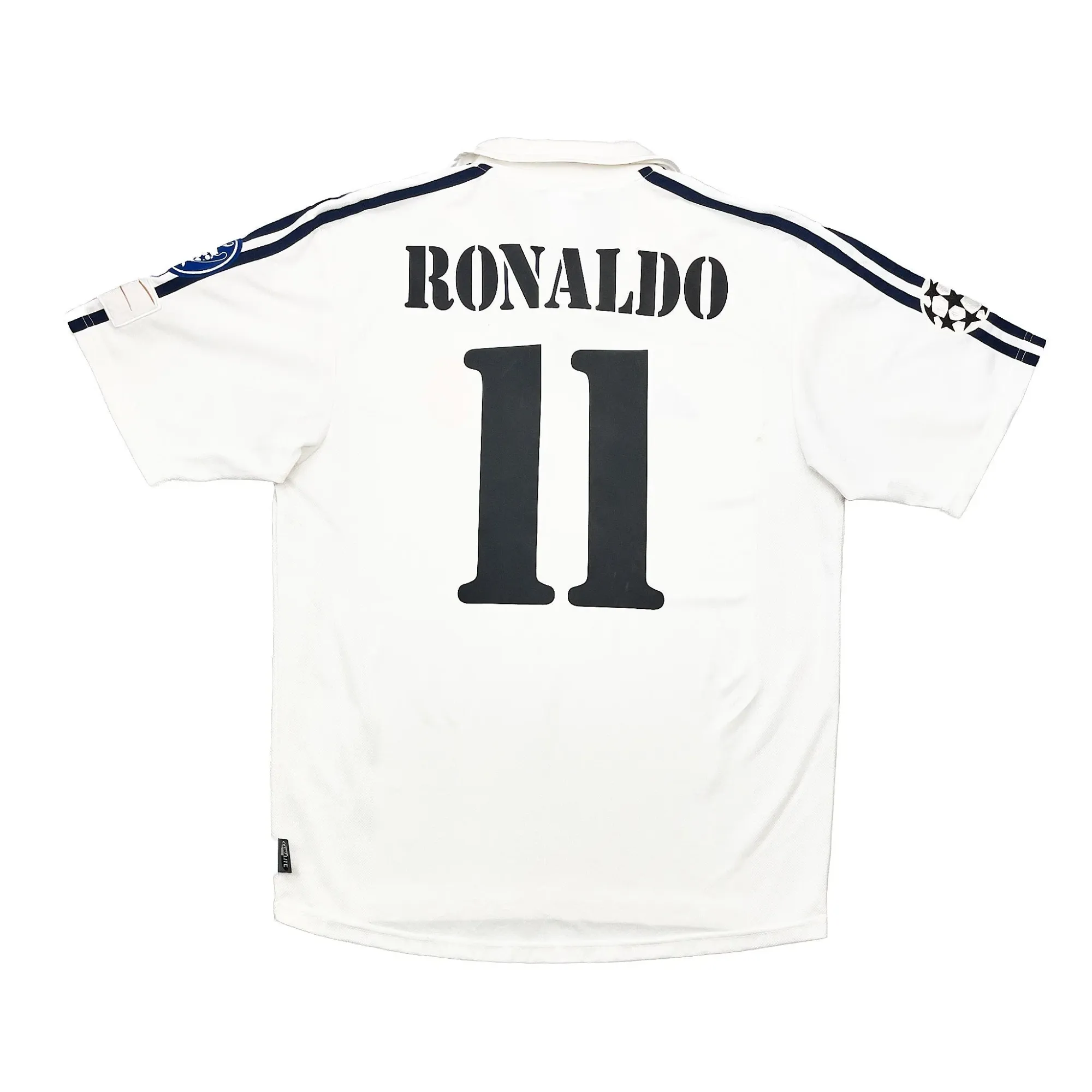 2002/03 Real Madrid Ronaldo #11 C/L Uefa Super Cup Home Shirt (M) Adidas | Cult Kits