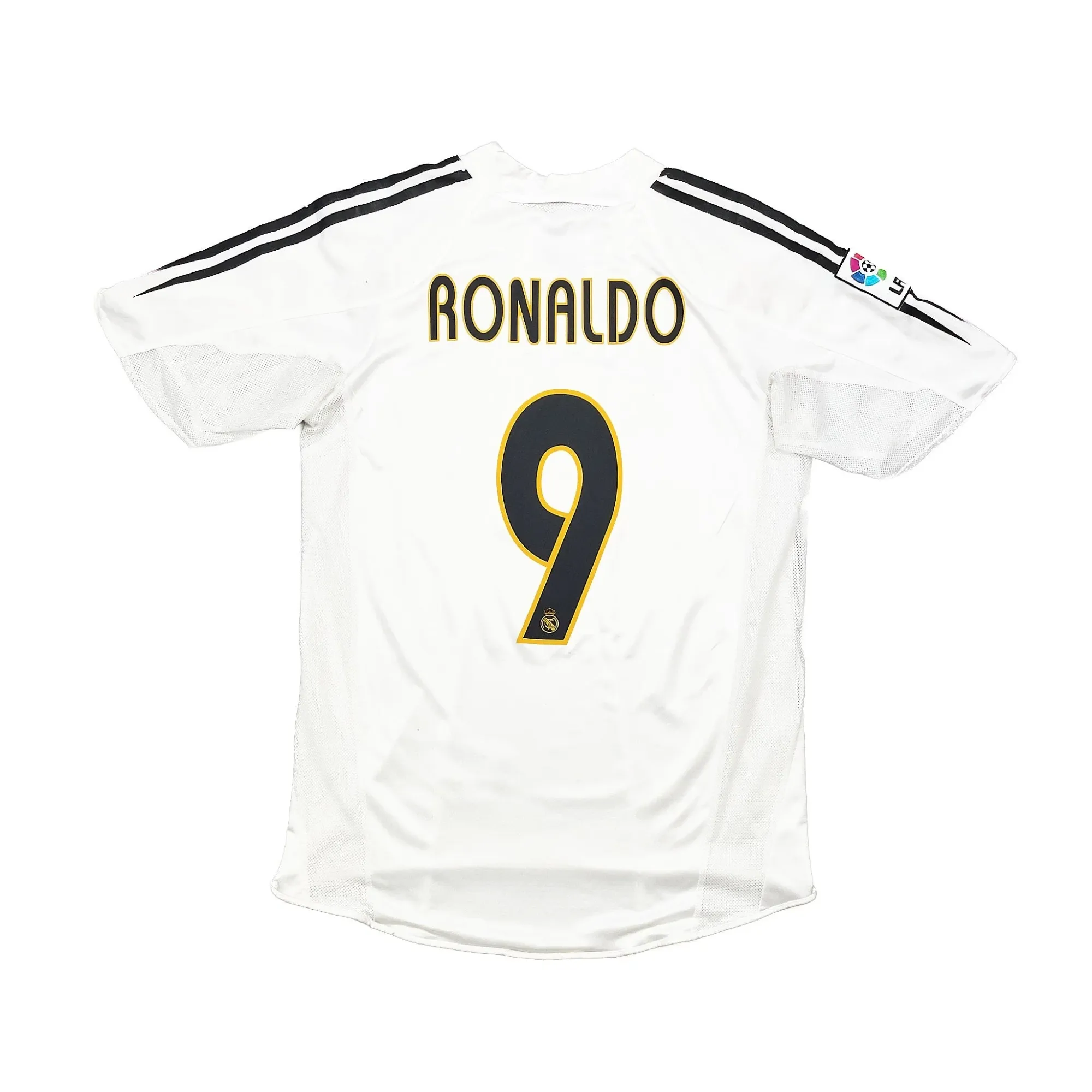 2003/04 Real Madrid Ronaldo #9 *Player Issue* Home Shirt (L) Adidas | Cult Kits