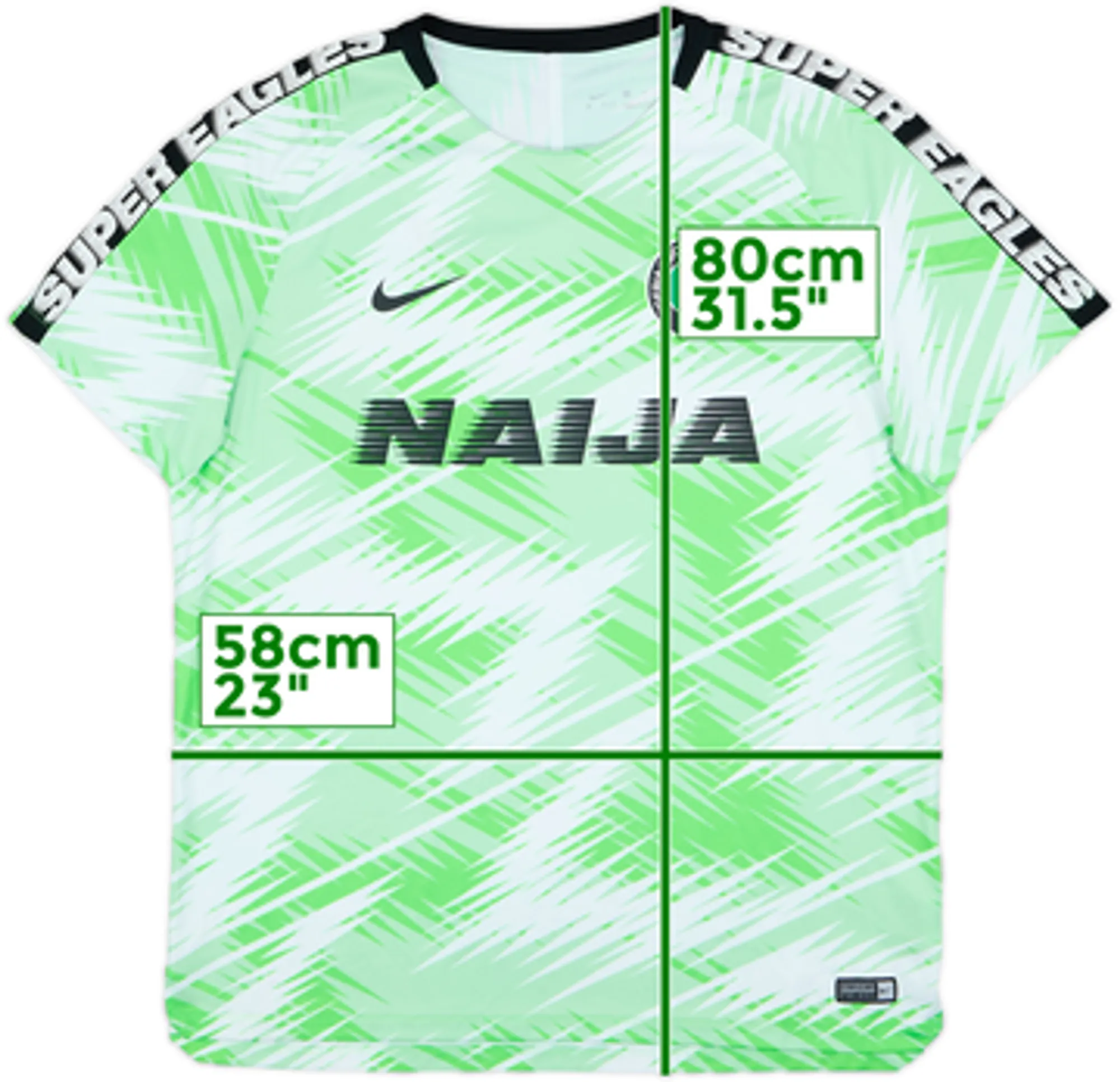 2018-20 Nigeria Nike Training Shirt - 8/10 - (XL)