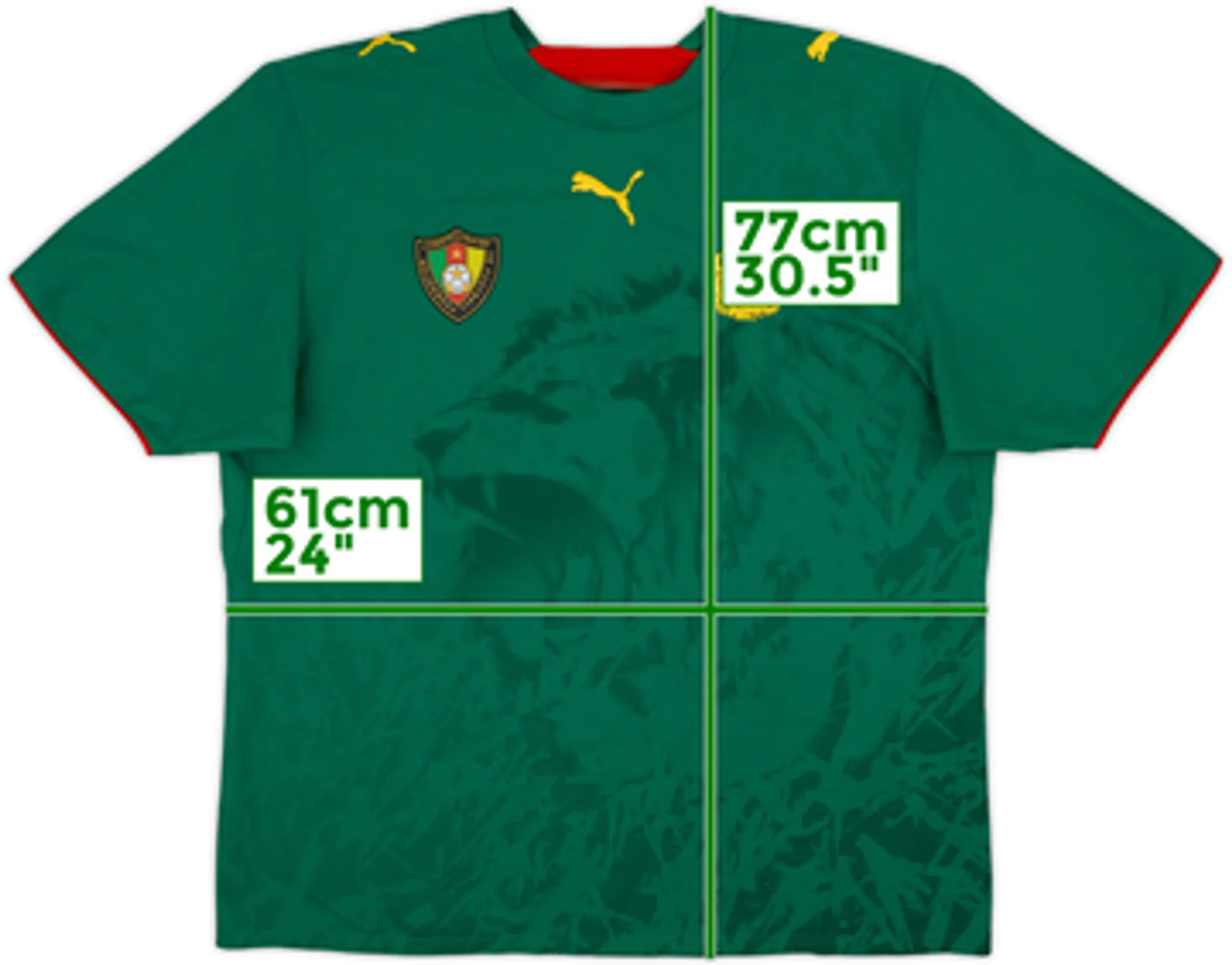 2006-08 Cameroon Home Shirt - 10/10 - (XL)