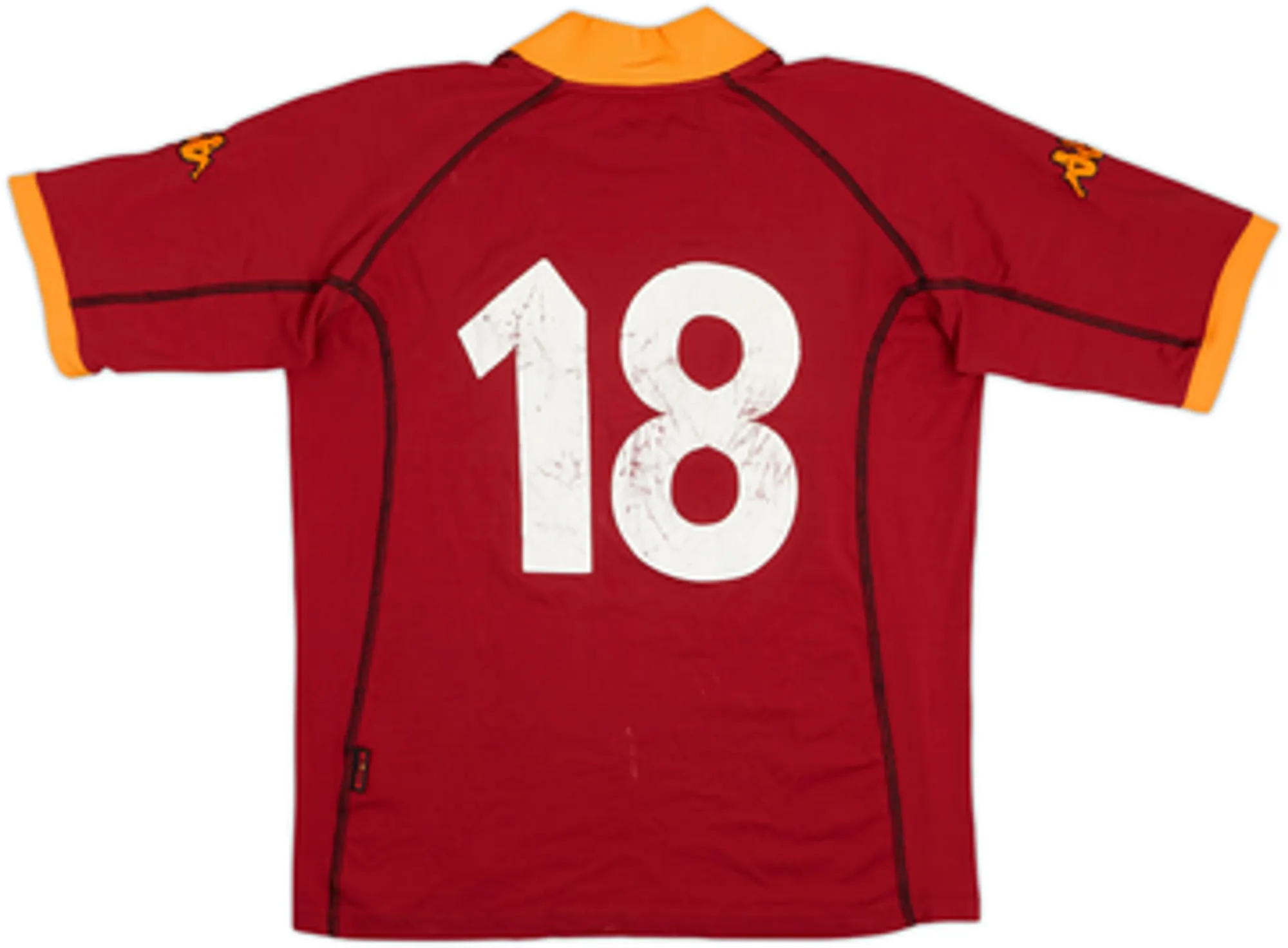 2001-02 Roma Home Shirt #18 - 5/10 - (L)
