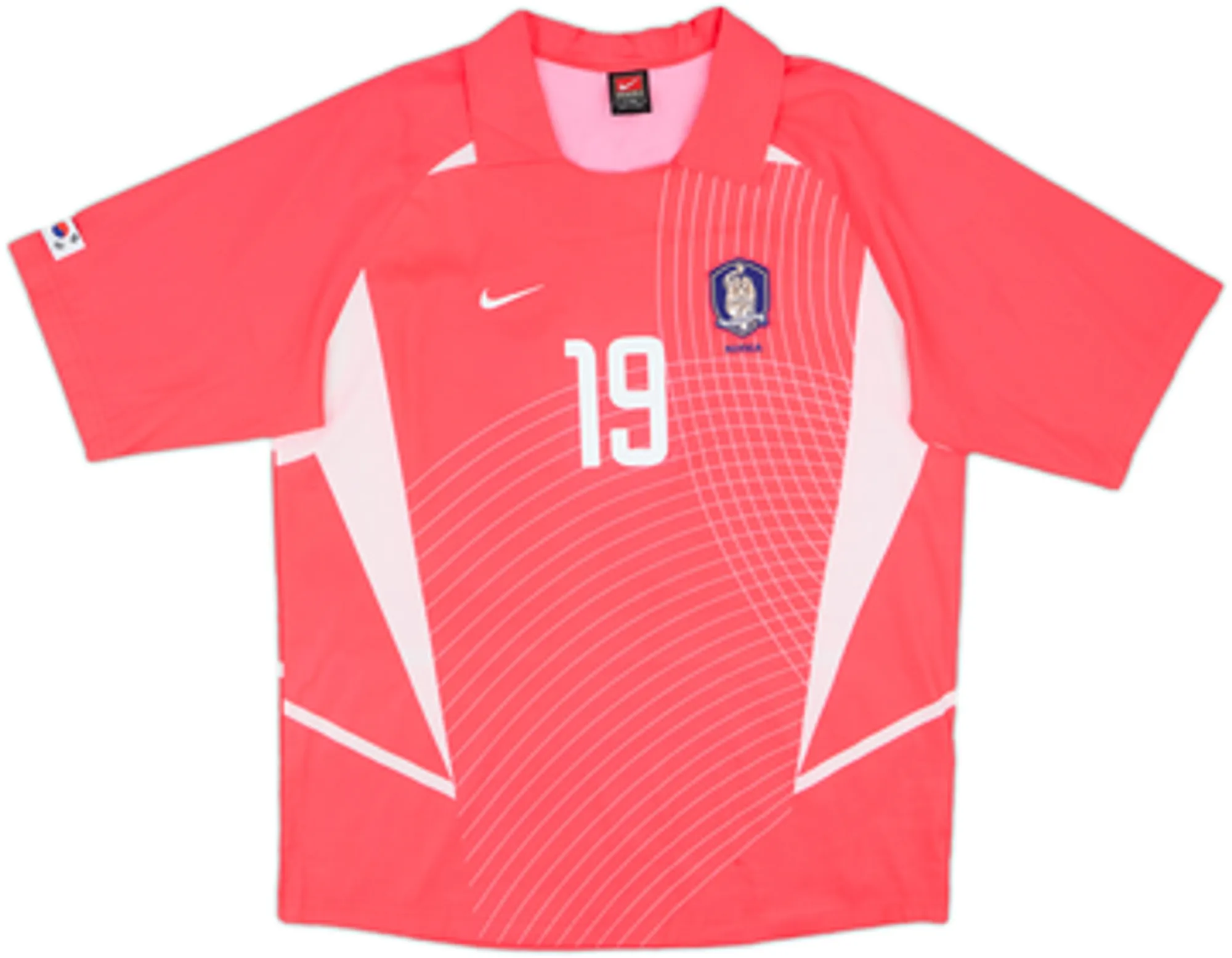 2002-03 South Korea Home Shirt J H Ahn #19 - 6/10 - (L)