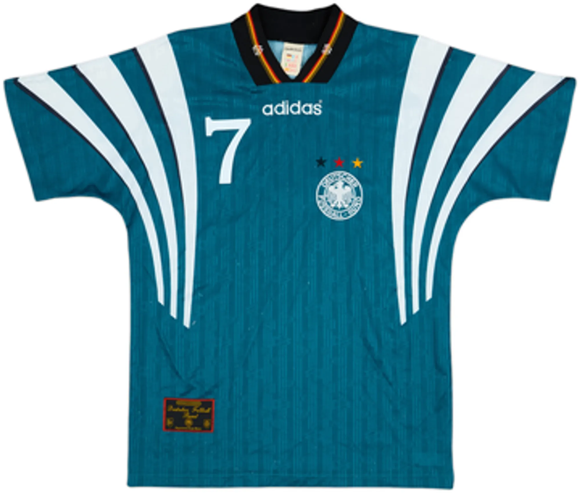 1996-98 Germany Away Shirt Moller #7 - 6/10 - (S)